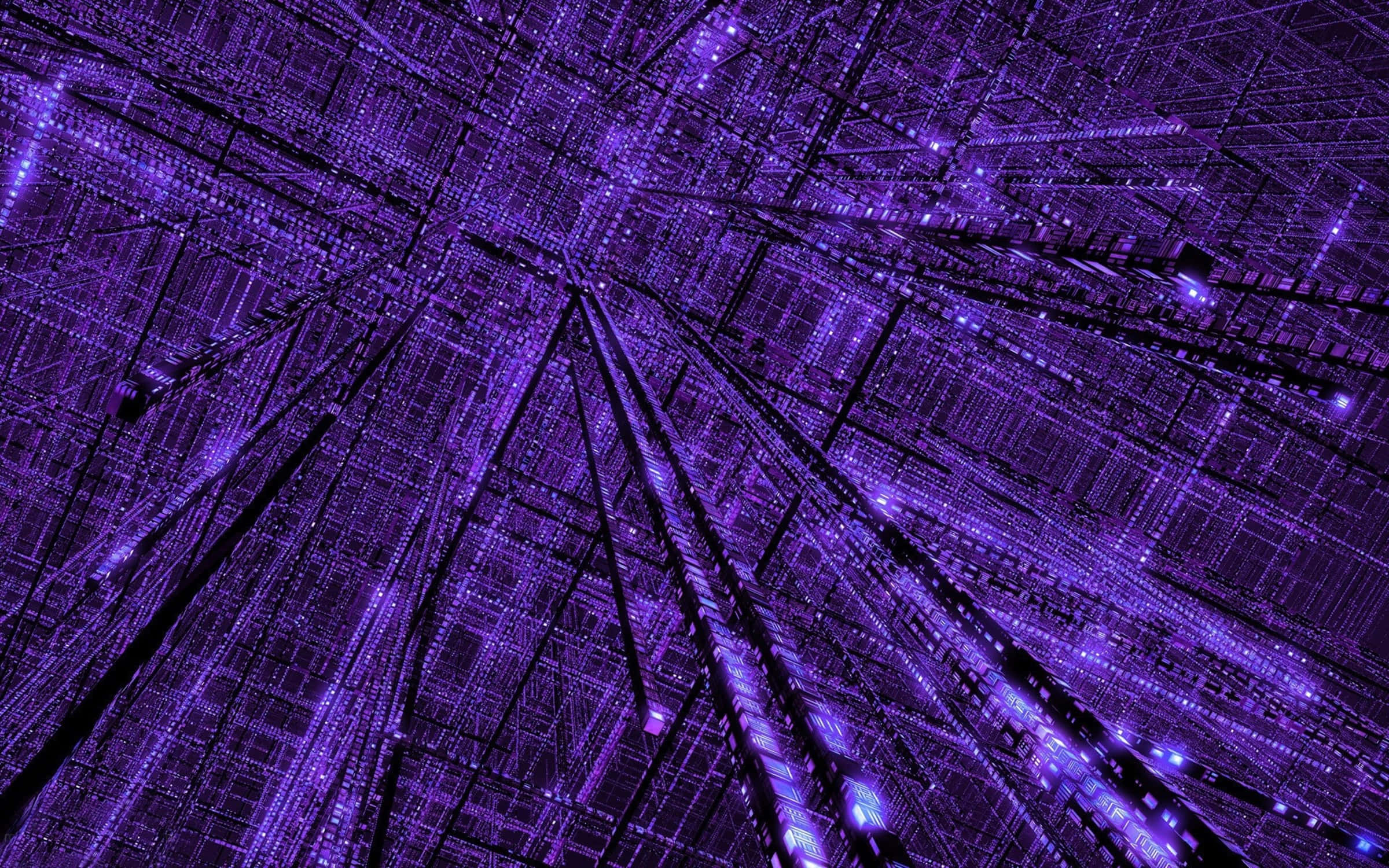 purple abstract, glowing purple lines, dots, Full HD Desktop Wallpaper
