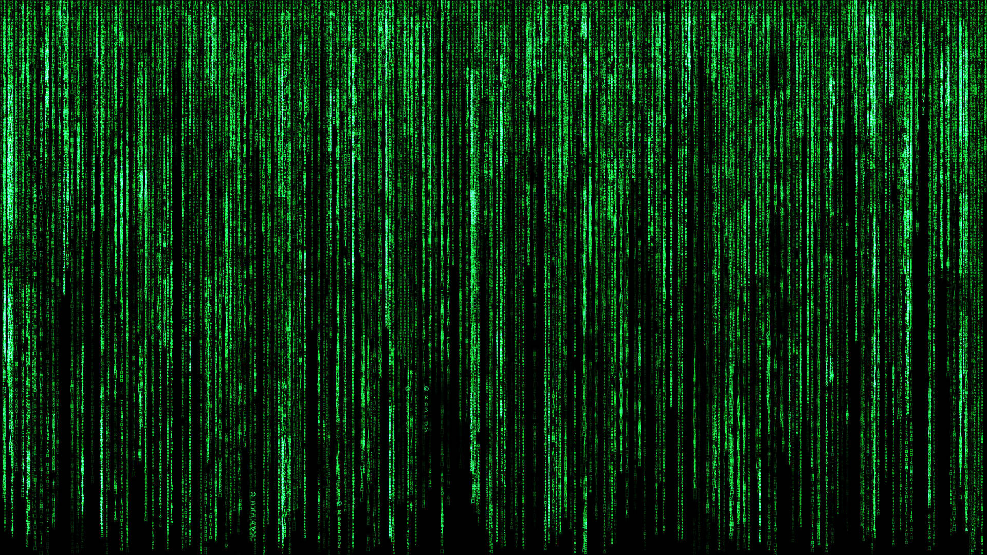 Matrix, neon green, digital code streams, Full HD Desktop Wallpaper