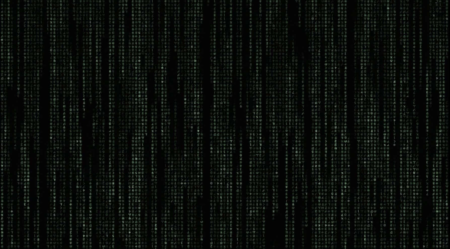 Matrix, digital rain, green code, HD Desktop Wallpaper