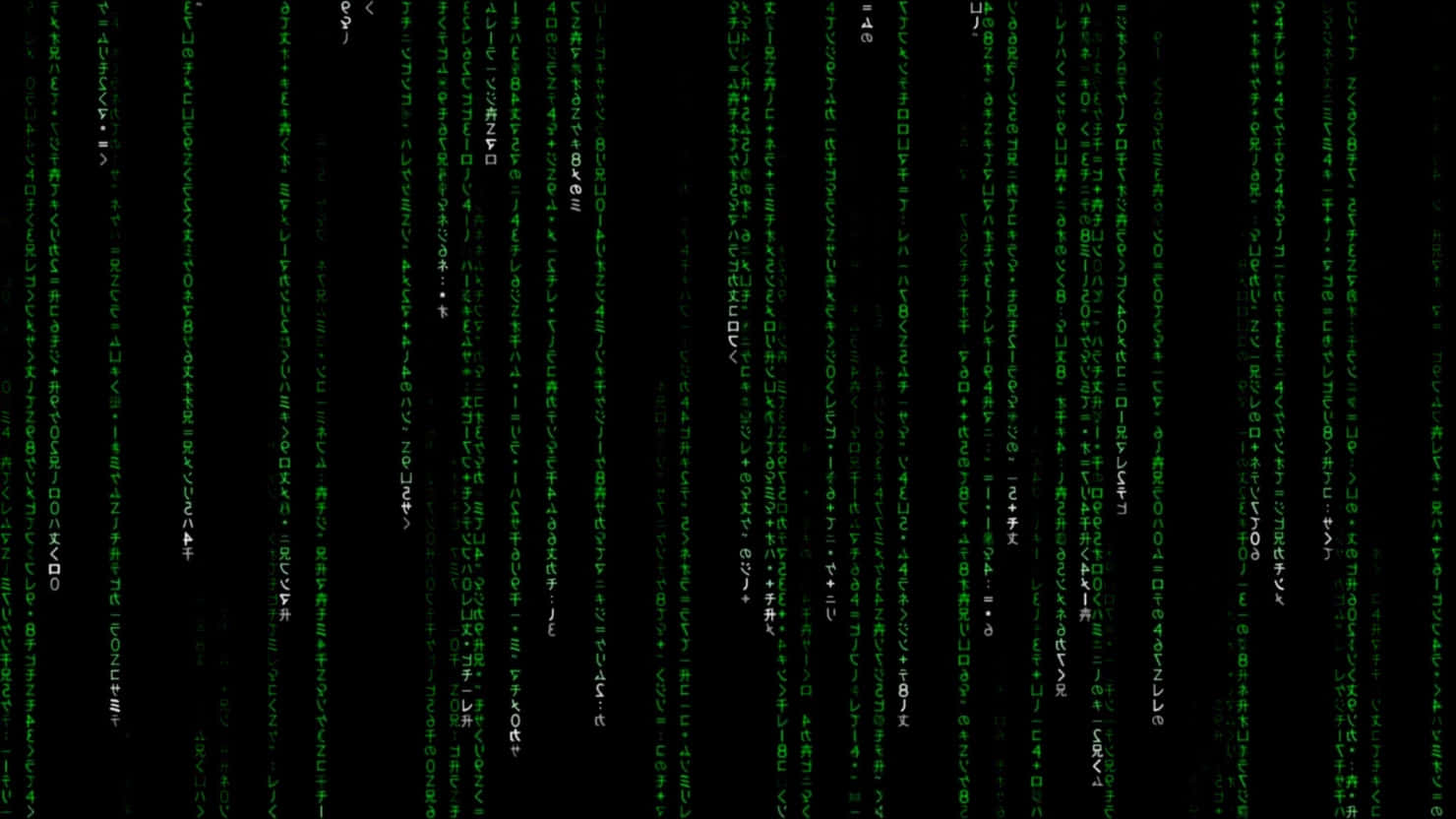 Matrix, green digital code, black background, HD Desktop Wallpaper