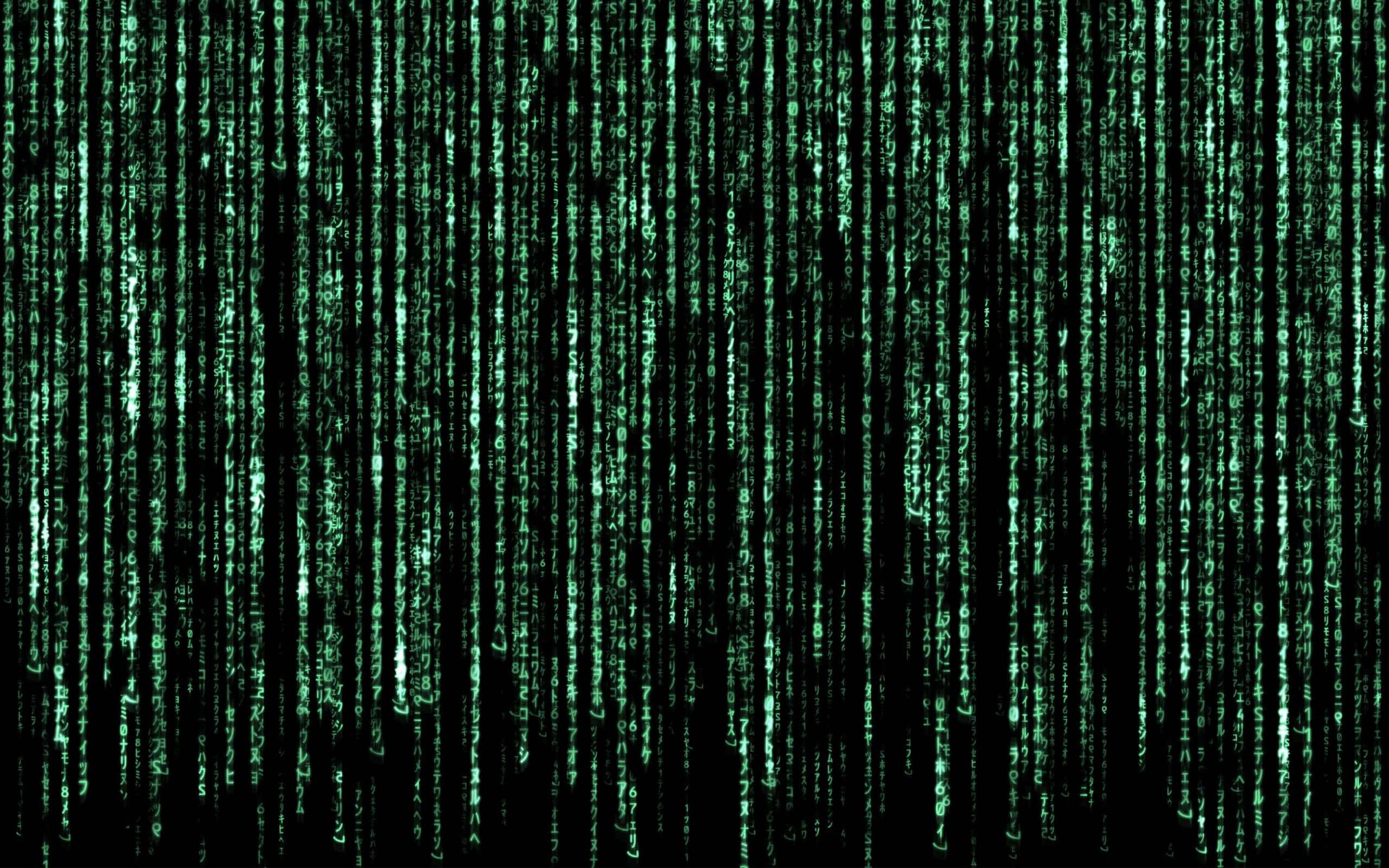 Matrix, iPhone, green digital code, 2K Desktop Wallpaper