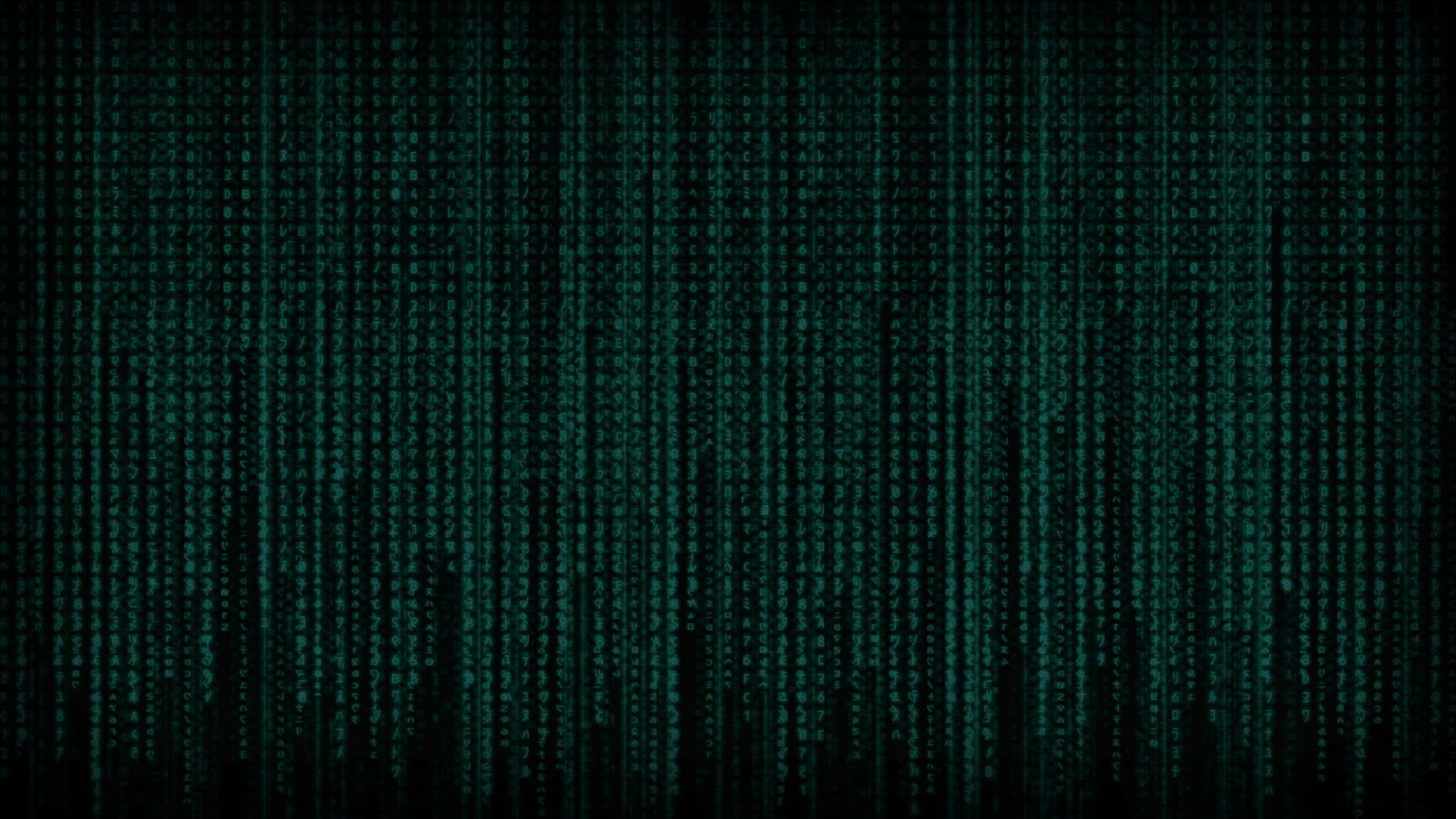 Matrix, digital rain, green code, 2K Desktop Wallpaper
