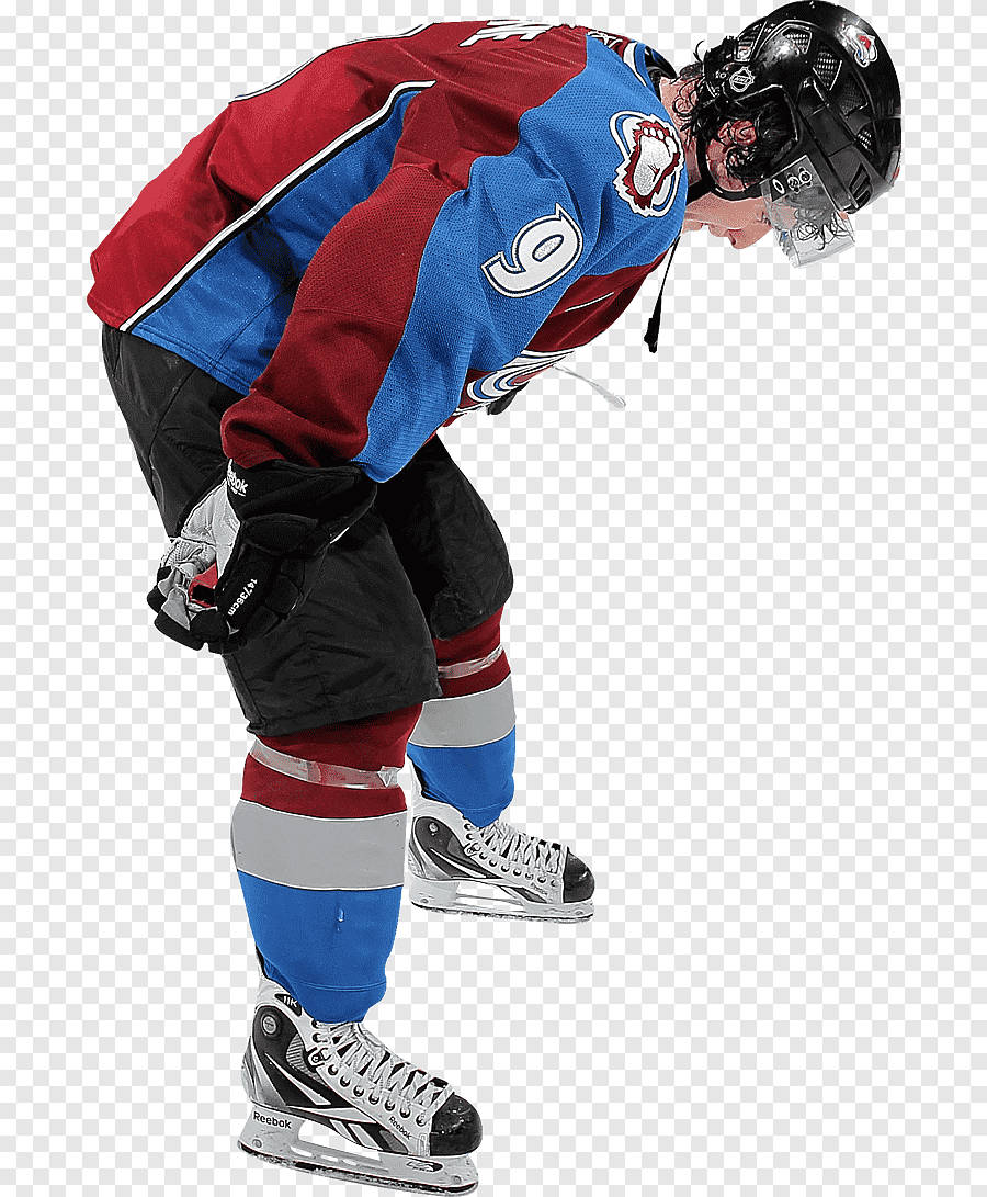 Matt Duchene, red blue and black gear, ice skates, SD Phone Wallpaper