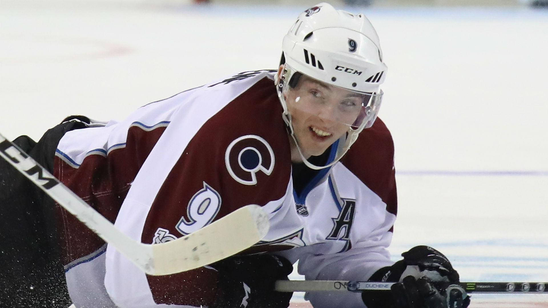 Matt Duchene, floor hockey, maroon and white gear, Full HD Desktop Wallpaper
