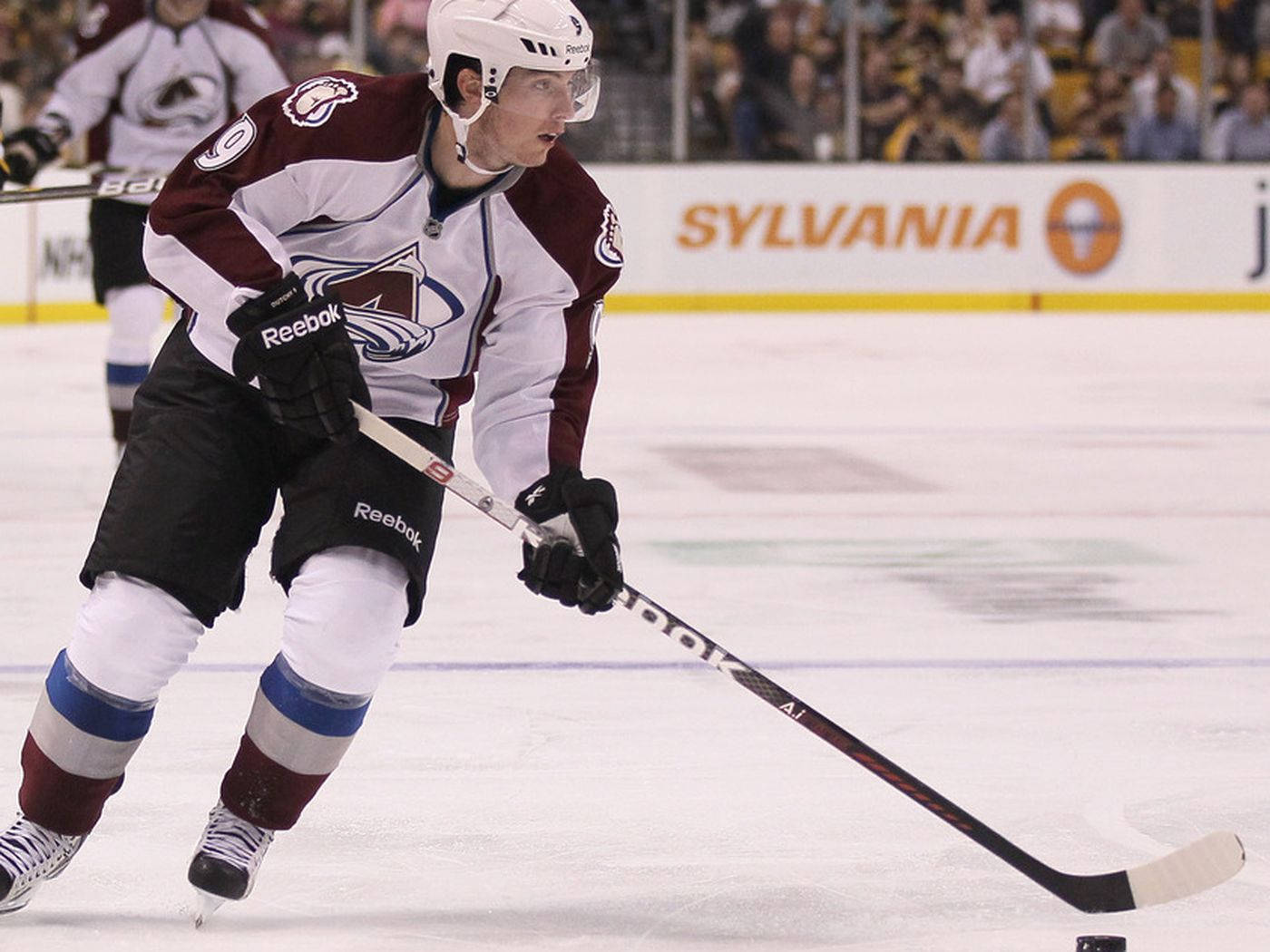 Matt Duchene, maroon and white uniform, ice, HD Desktop Wallpaper