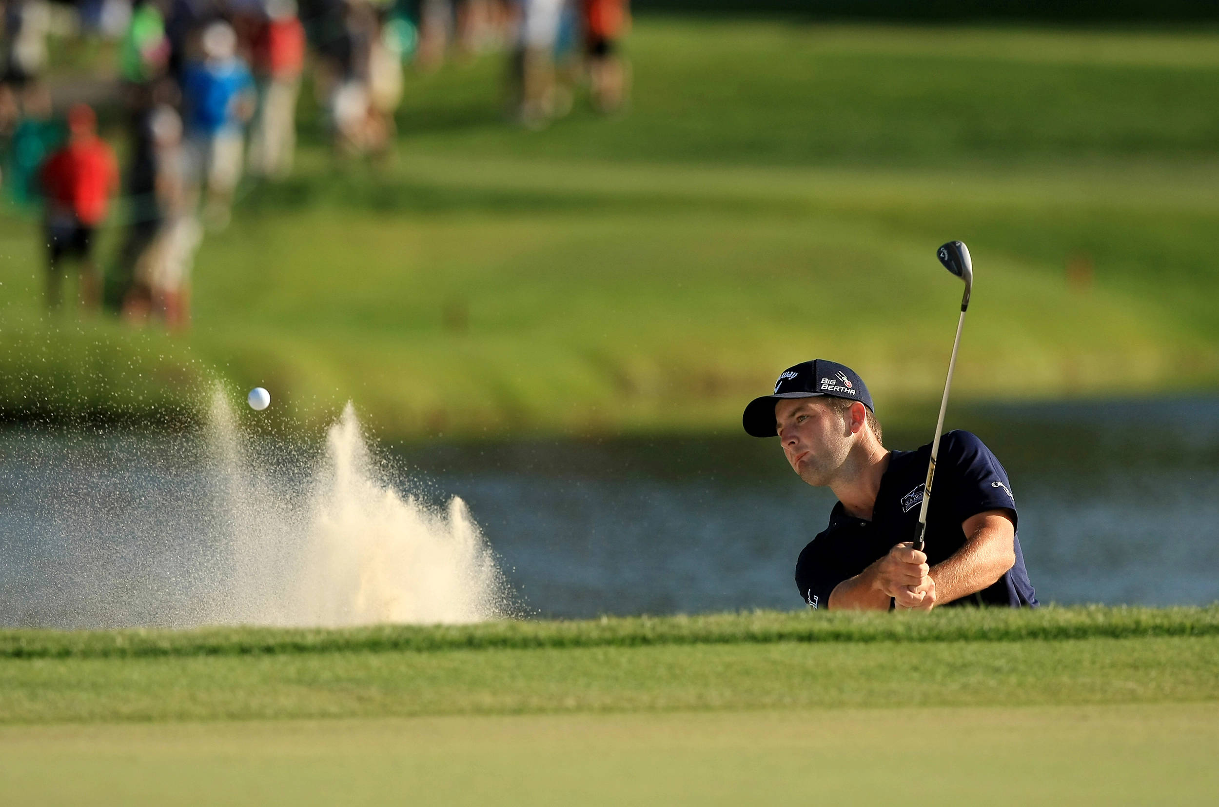 Matt Every, golfer, sand bunker, Full HD Desktop Wallpaper