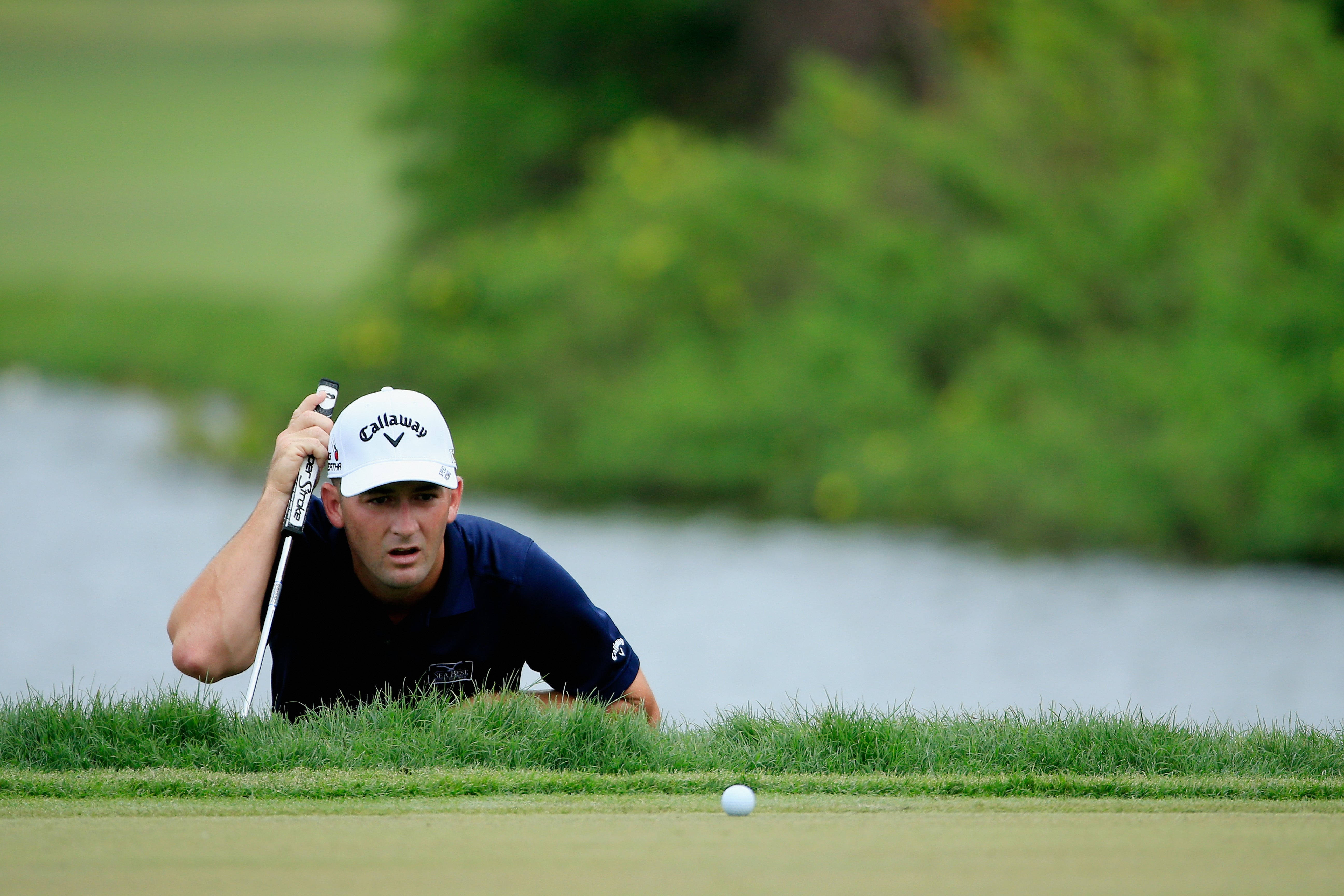 Matt Every, golf ball, green grass bunker, 5K Desktop Wallpaper