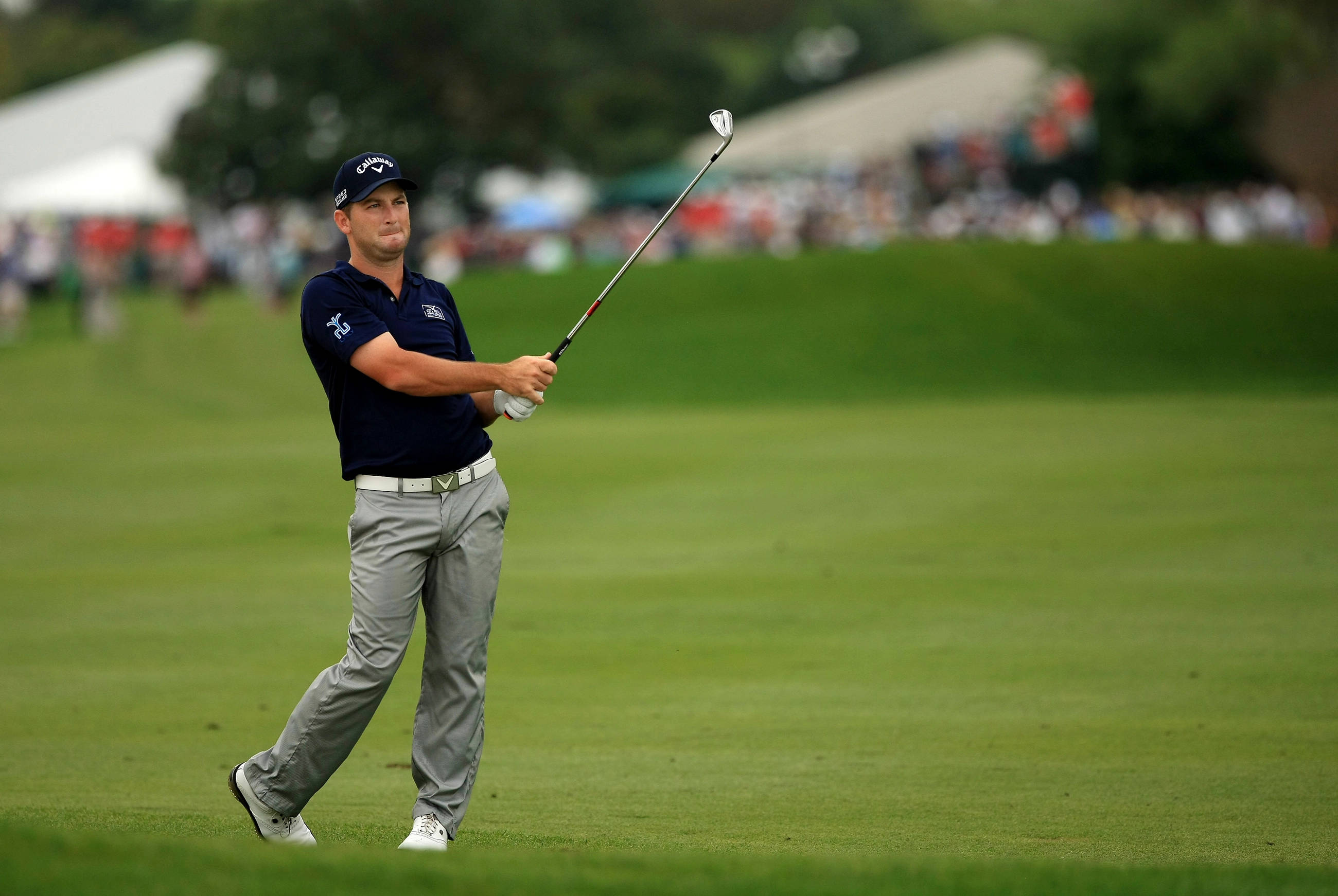 Matt Every, golf swing, lush green fairway, 2K Desktop Wallpaper