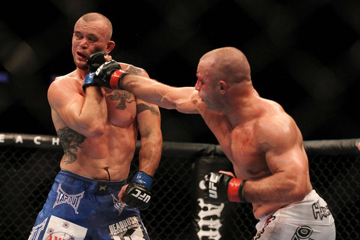 Matt Hughes, MMA fighters, cage match, SD Desktop Wallpaper