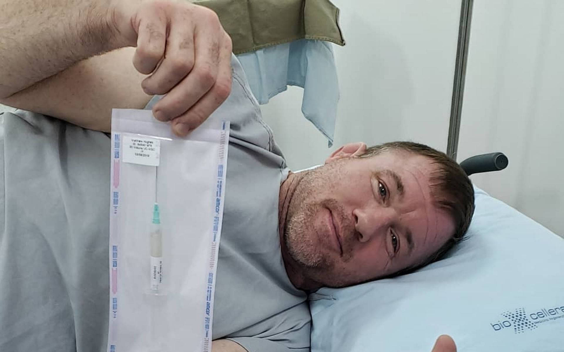 Matt Hughes, medical bed, syringe, Full HD Desktop Wallpaper