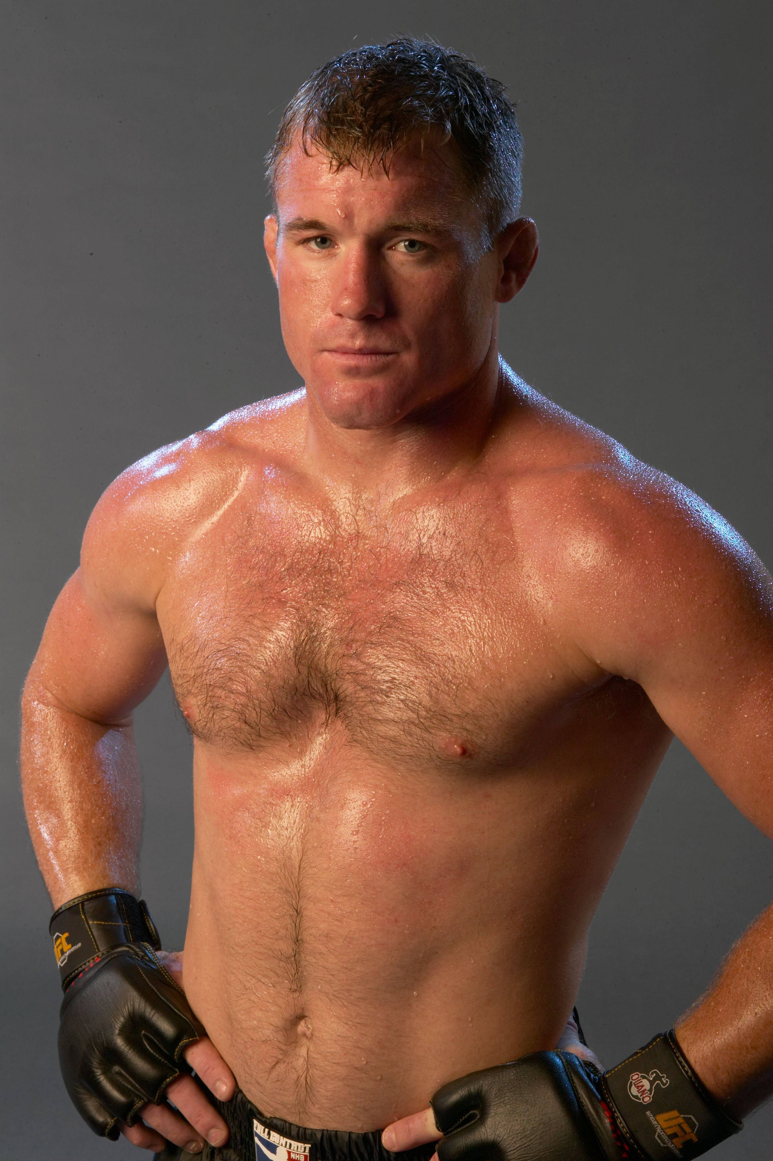 Matt Hughes, black gloves, gray studio backdrop, 4K Phone Wallpaper