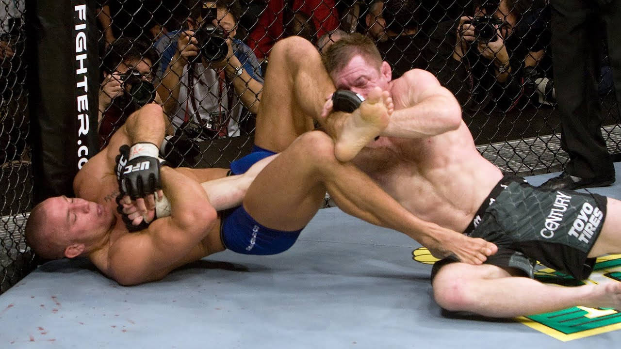 Matt Hughes, MMA fighters, octagon cage, HD Desktop Wallpaper