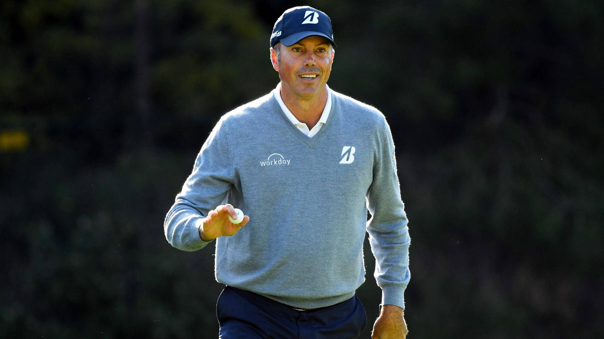 Matt Kuchar, golf ball, gray sweater, Full HD Desktop Wallpaper