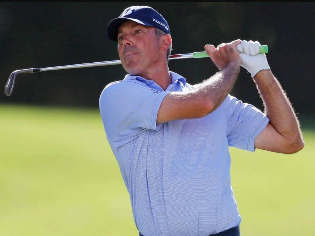 Matt Kuchar, blue cap, light blue shirt, SD Desktop Wallpaper