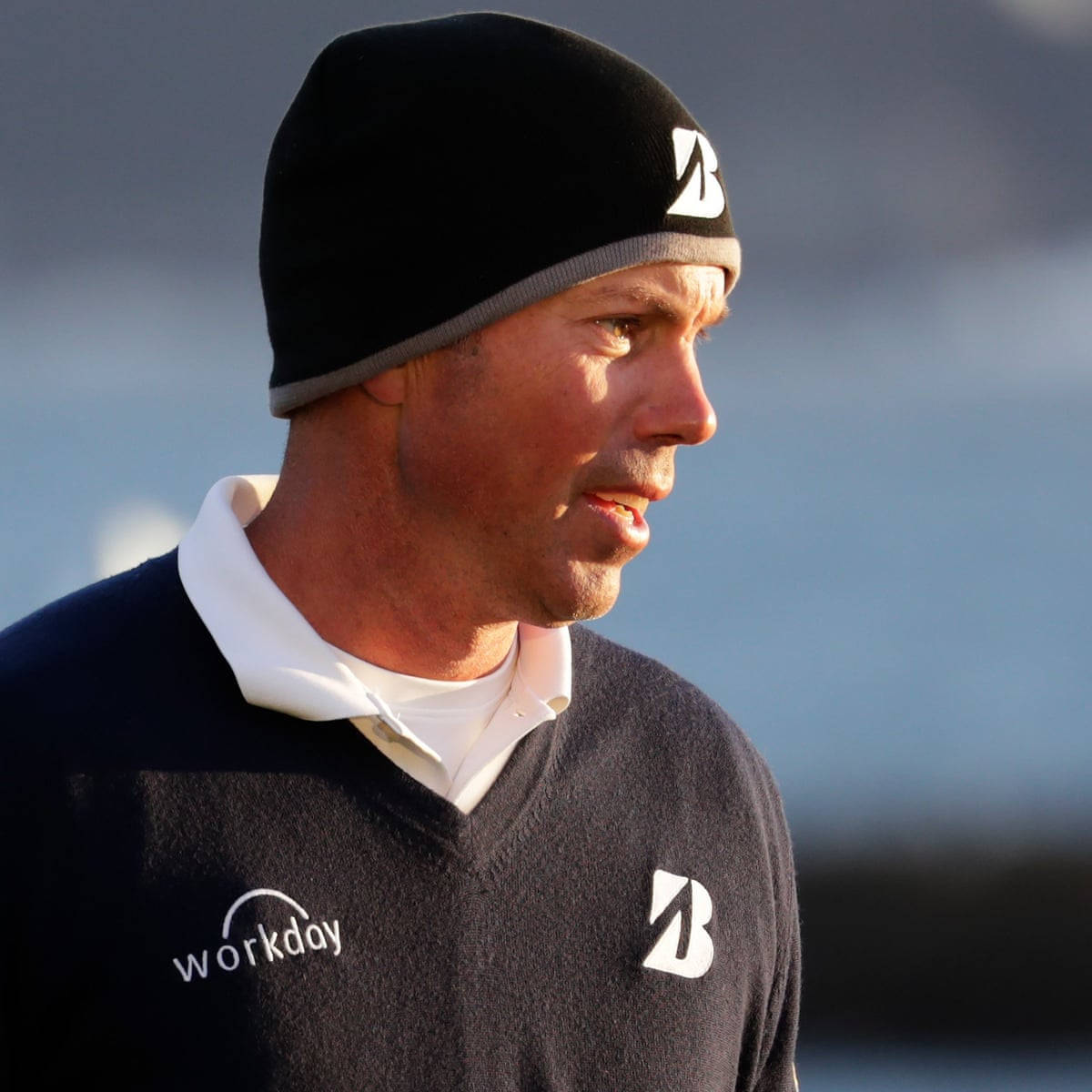 Matt Kuchar, black beanie, branded sweater, SD Desktop Wallpaper