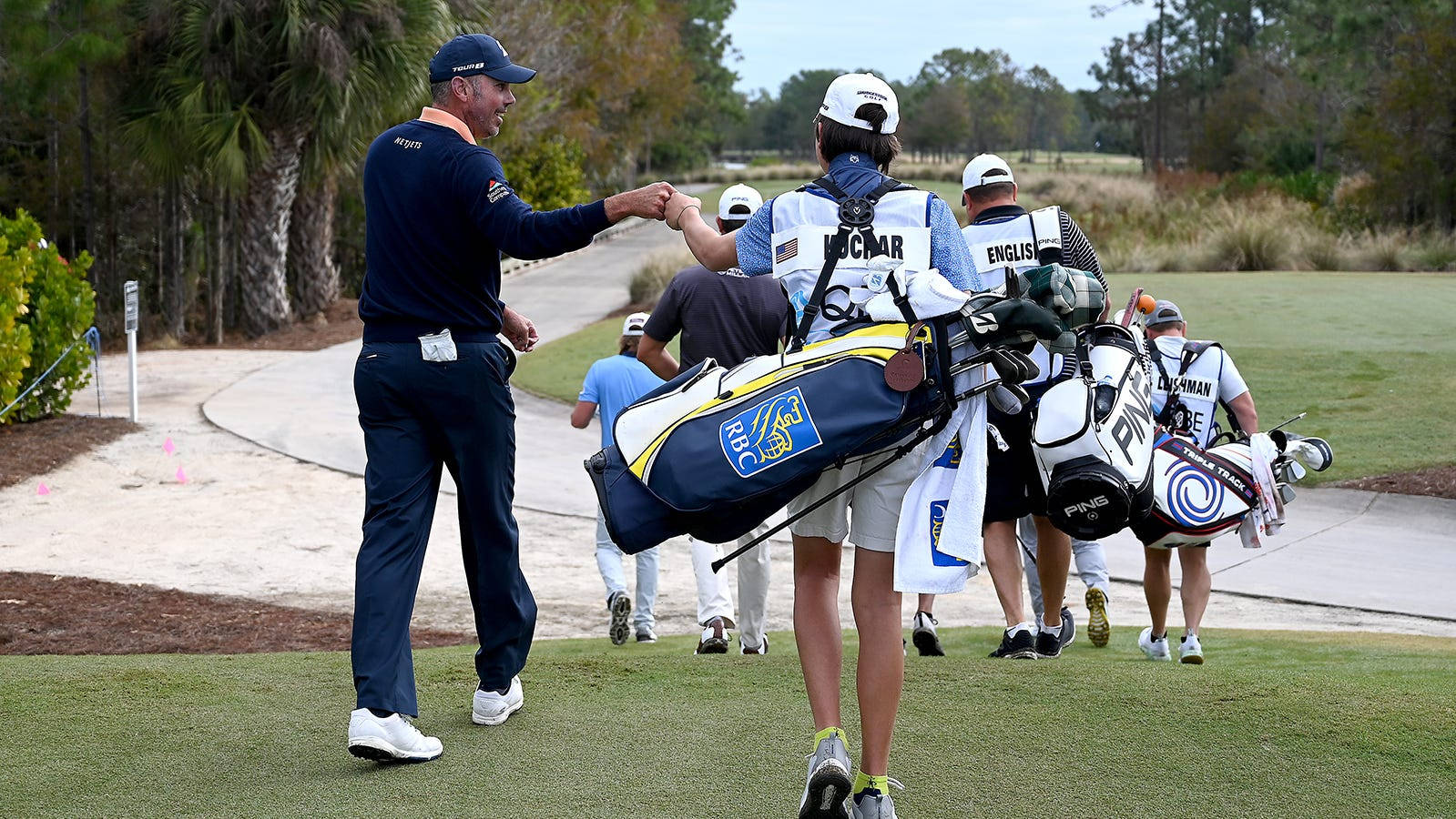 Matt Kuchar, golfers, caddies, HD Desktop Wallpaper