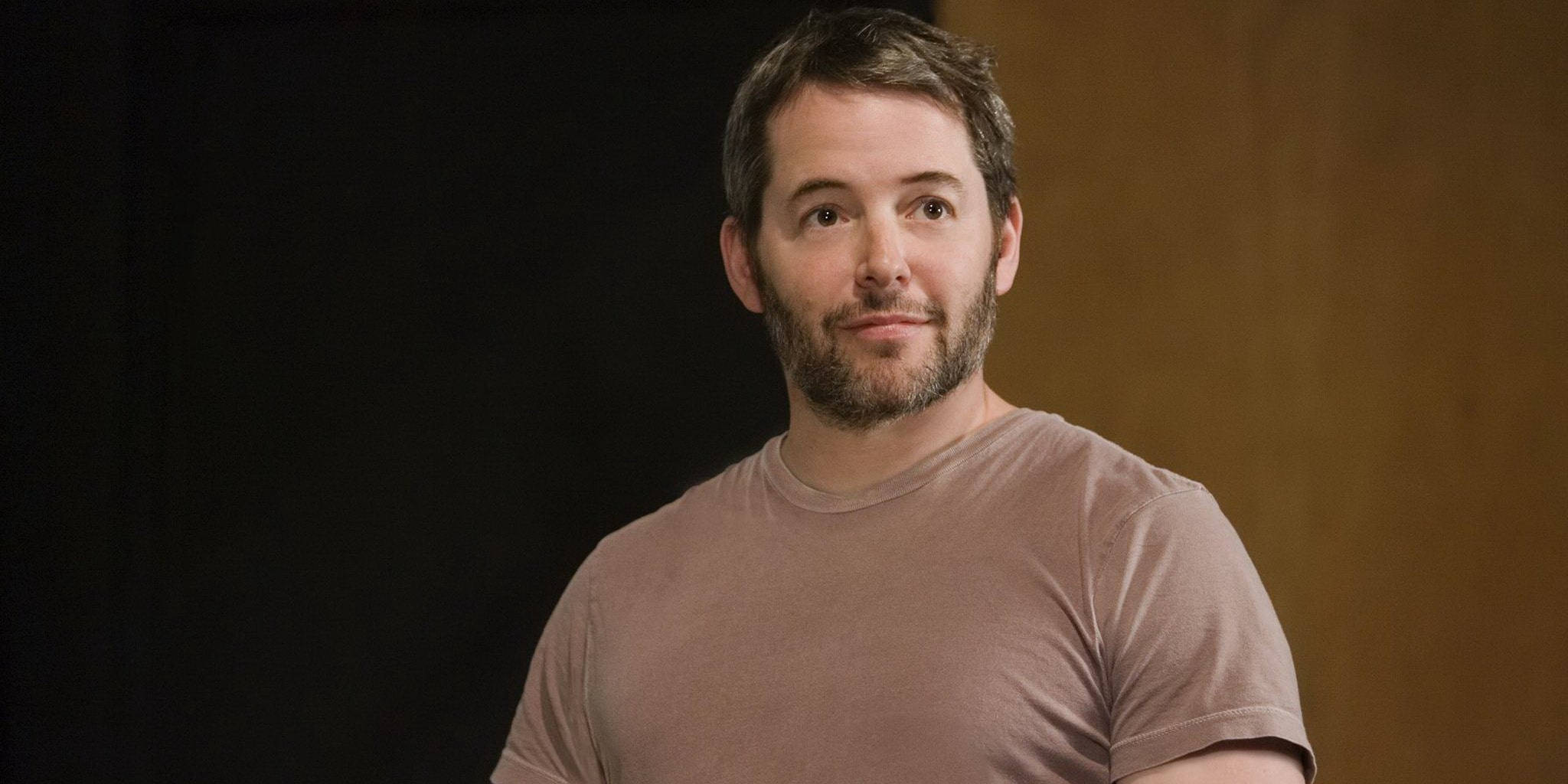 Matthew Broderick, casual tee, muted brown t-shirt, Full HD Desktop Wallpaper