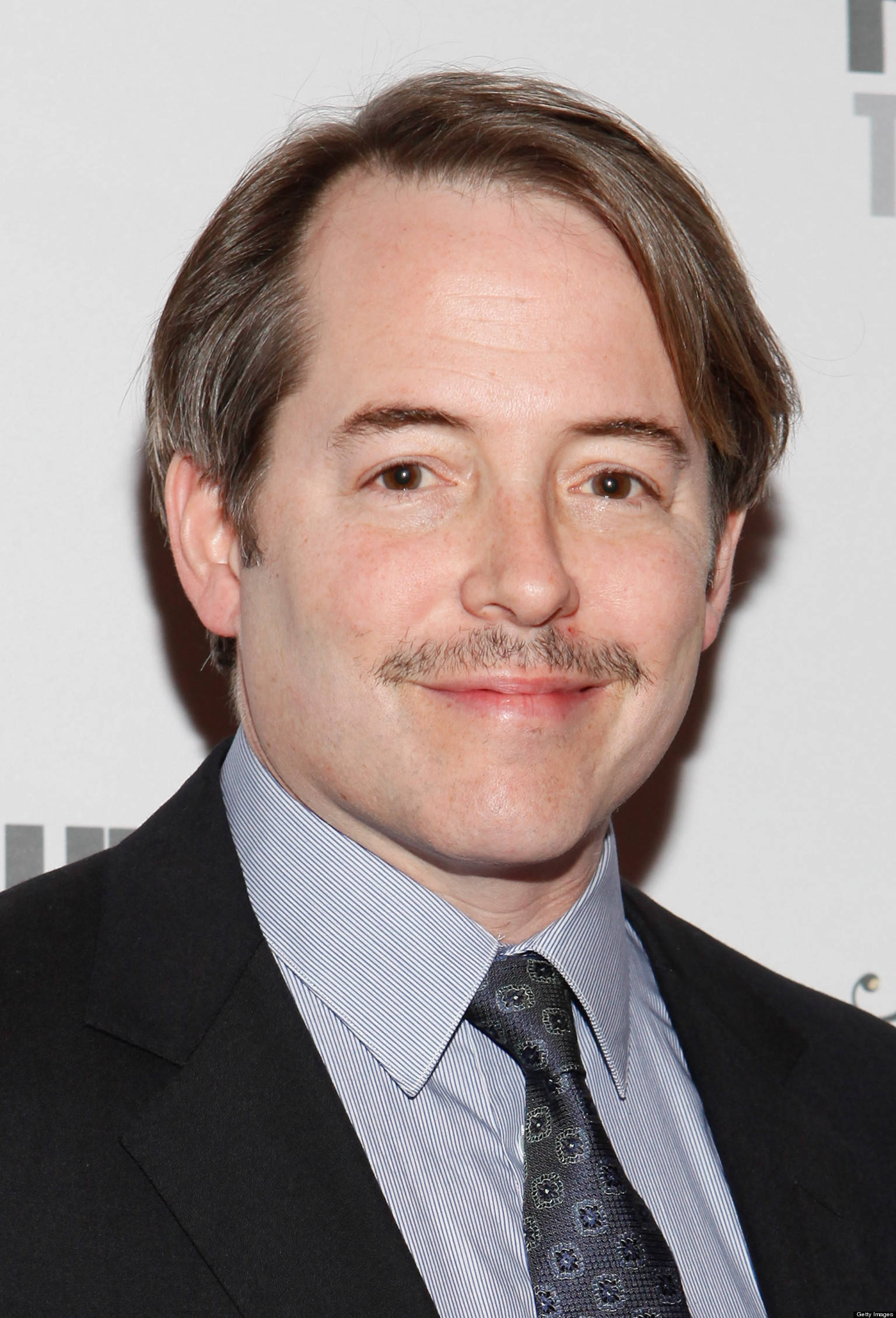 Matthew Broderick, mustache, dark suit, Full HD Phone Wallpaper