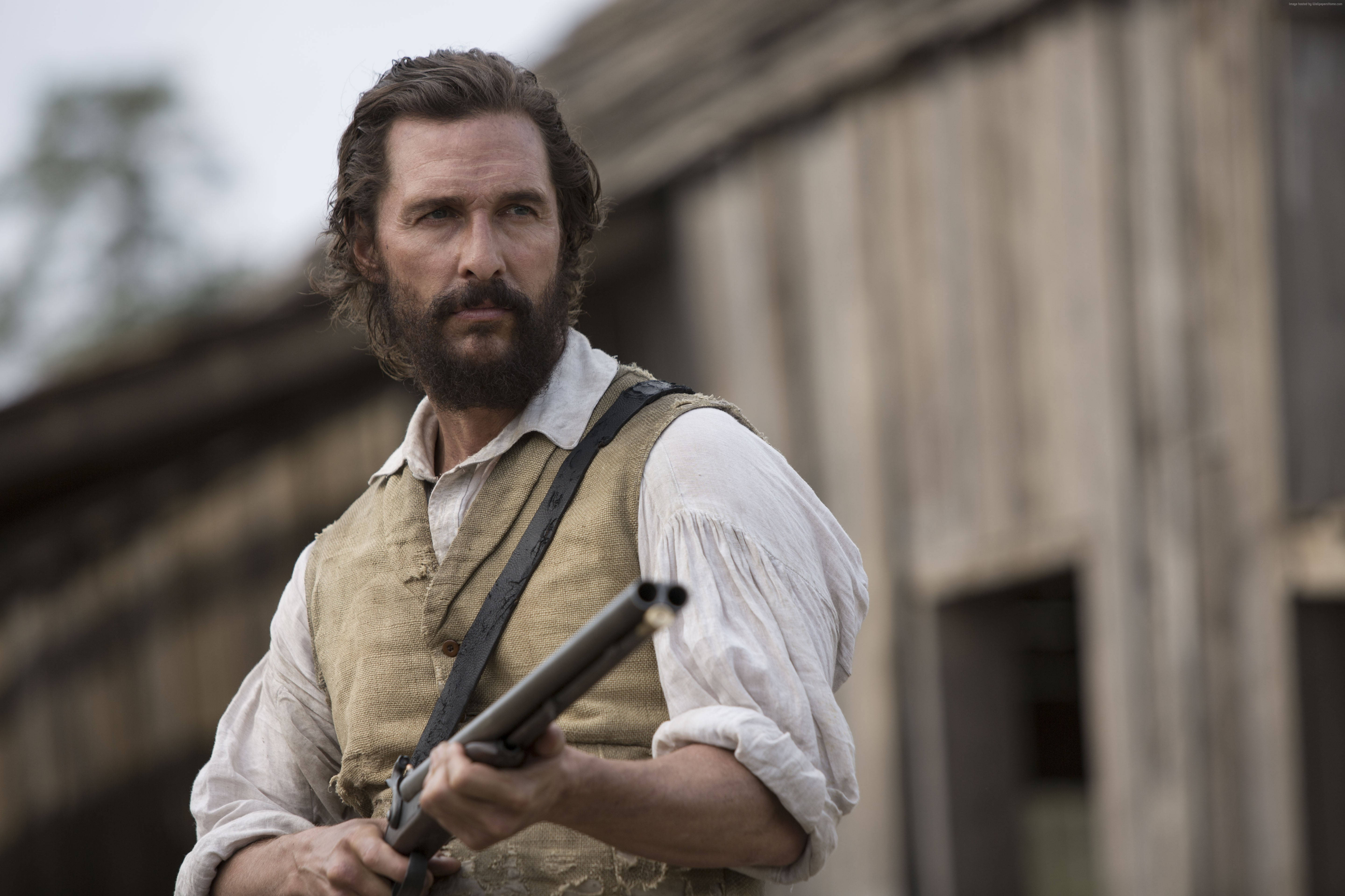 Matthew Mcconaughey, poor farmer, bearded man, 5K Desktop Wallpaper