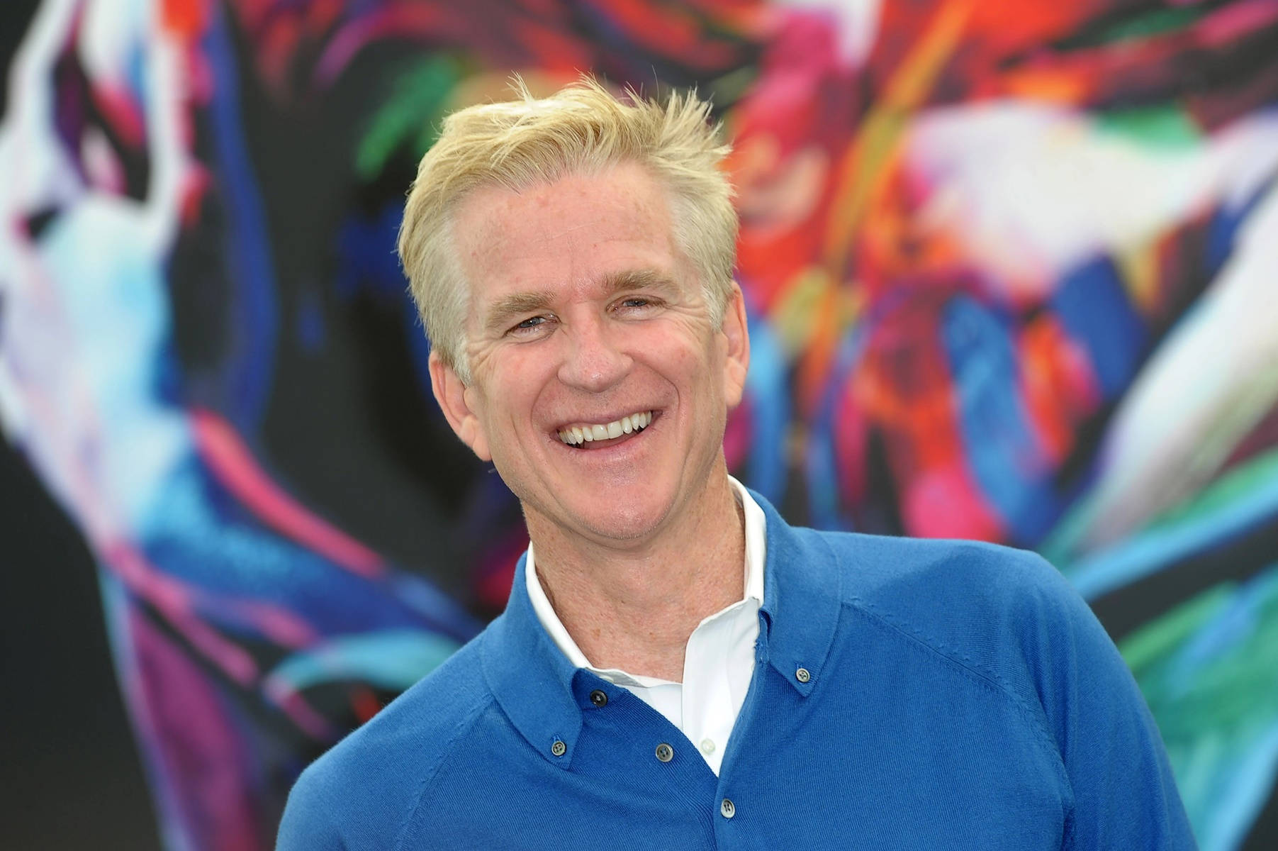 Matthew Modine, 56th Television Festival Monaco, vibrant abstract mural, HD Desktop Wallpaper