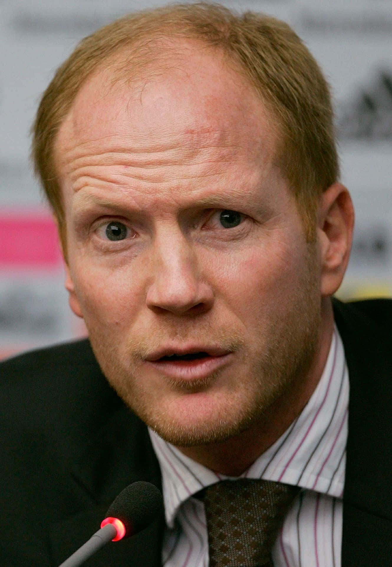 Matthias Sammer, suit, microphone, Full HD Phone Wallpaper