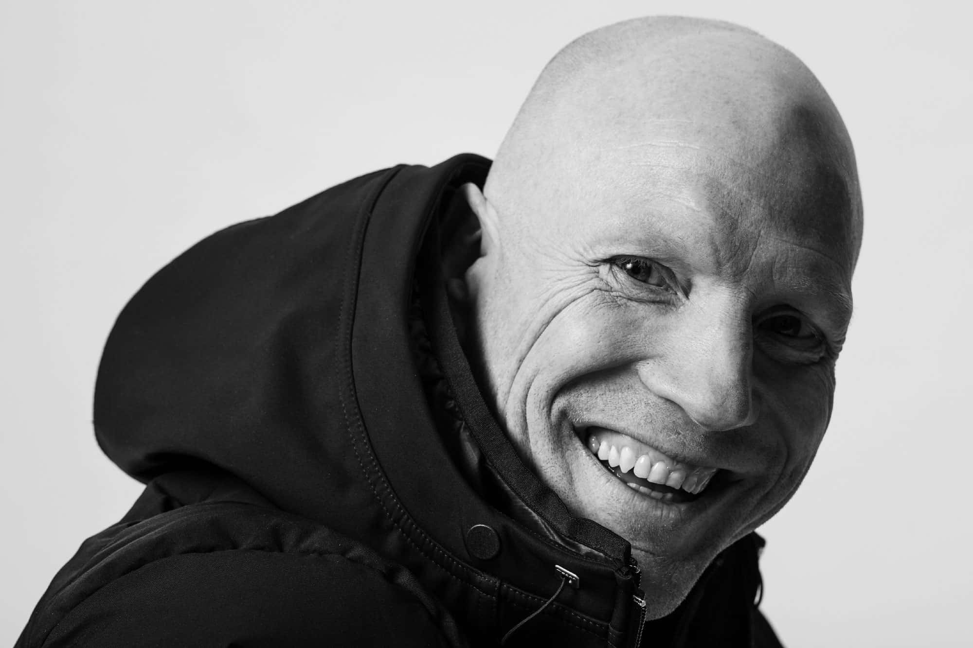 Matthias Sammer, black hoodie, plain white background, Full HD Desktop Wallpaper