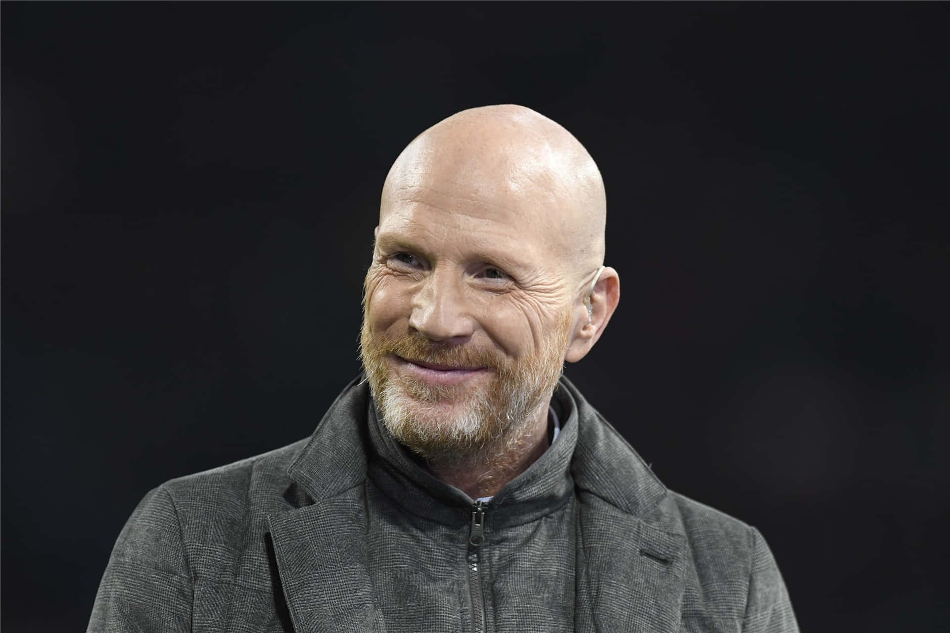 Matthias Sammer, gray wool coat, gray textured jacket, Full HD Desktop Wallpaper