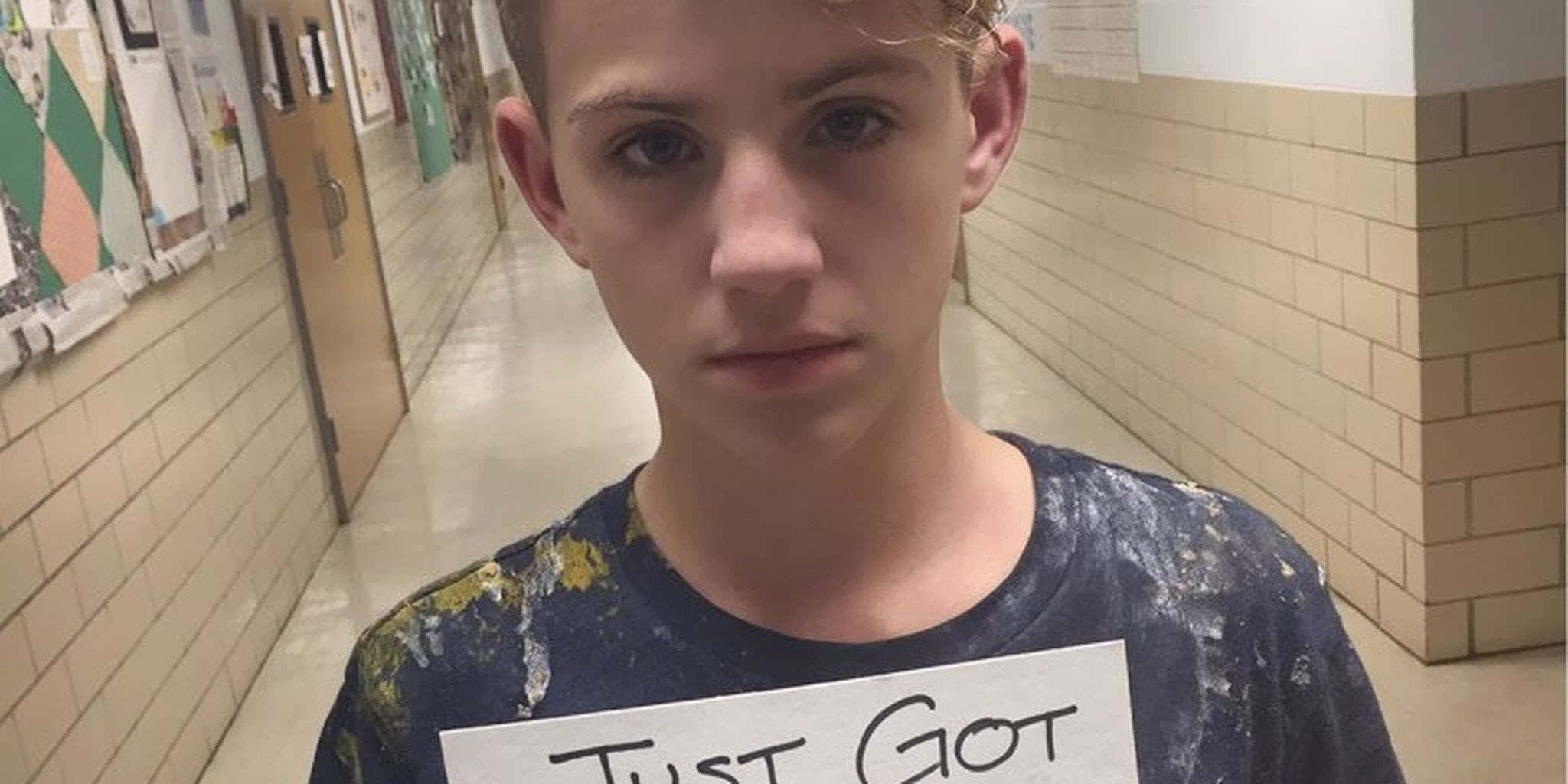 Matty B, school hallway, tiled walls, Full HD Desktop Wallpaper