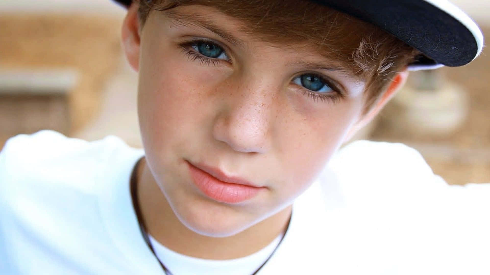 Matty B, black cap, white shirt, Full HD Desktop Wallpaper