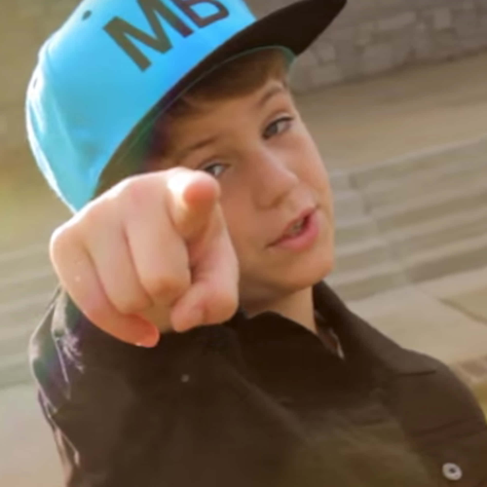 Matty B, blue cap, young boy, Full HD Desktop Wallpaper
