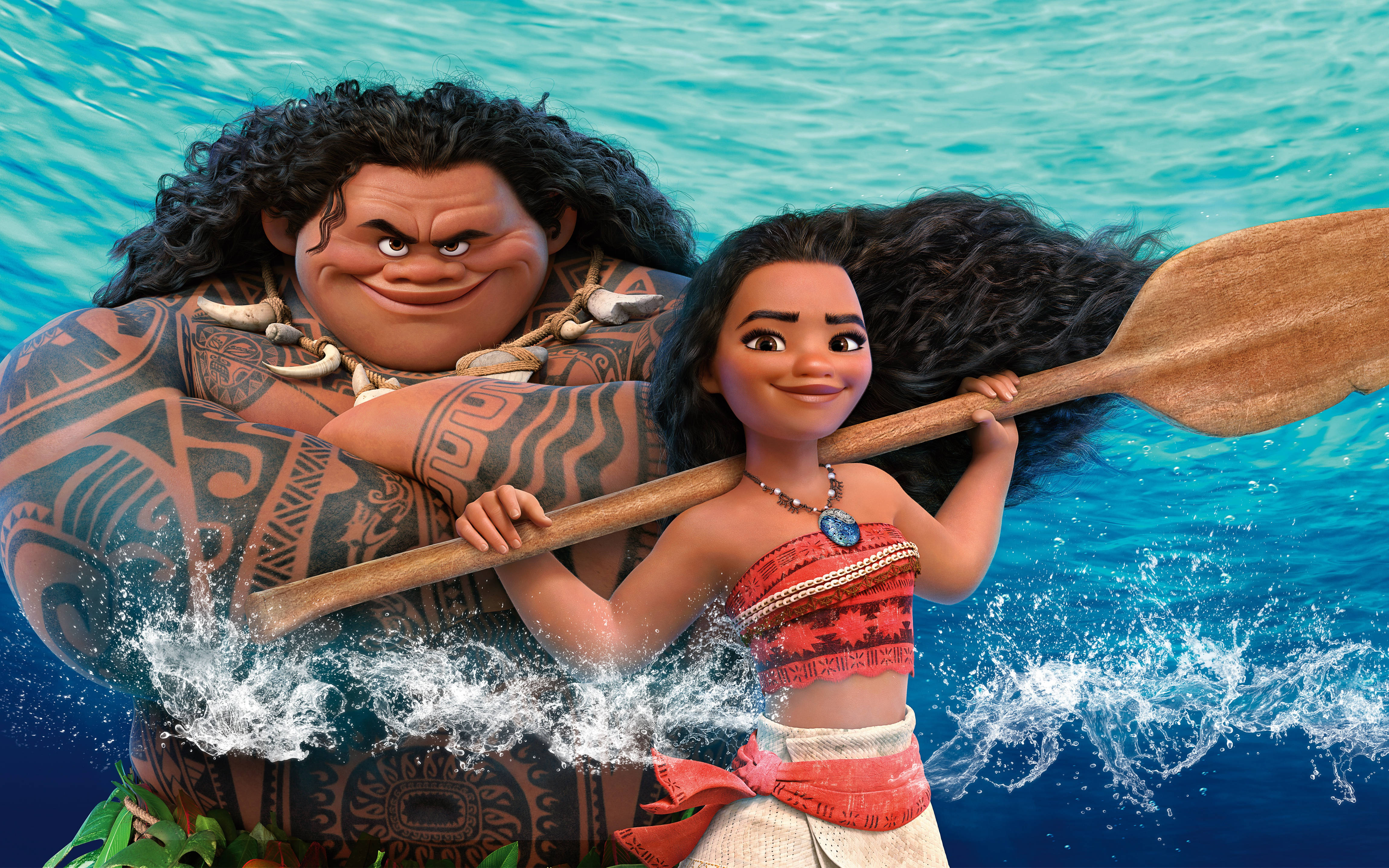 Moana, Maui, underwater, 4K Desktop Wallpaper