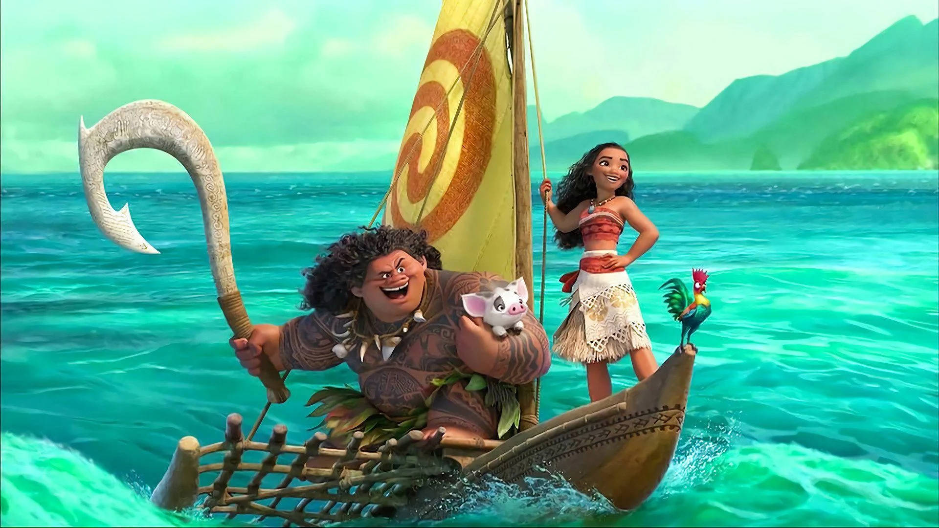 Maui Moana, Moana, Maui, Full HD Desktop Wallpaper