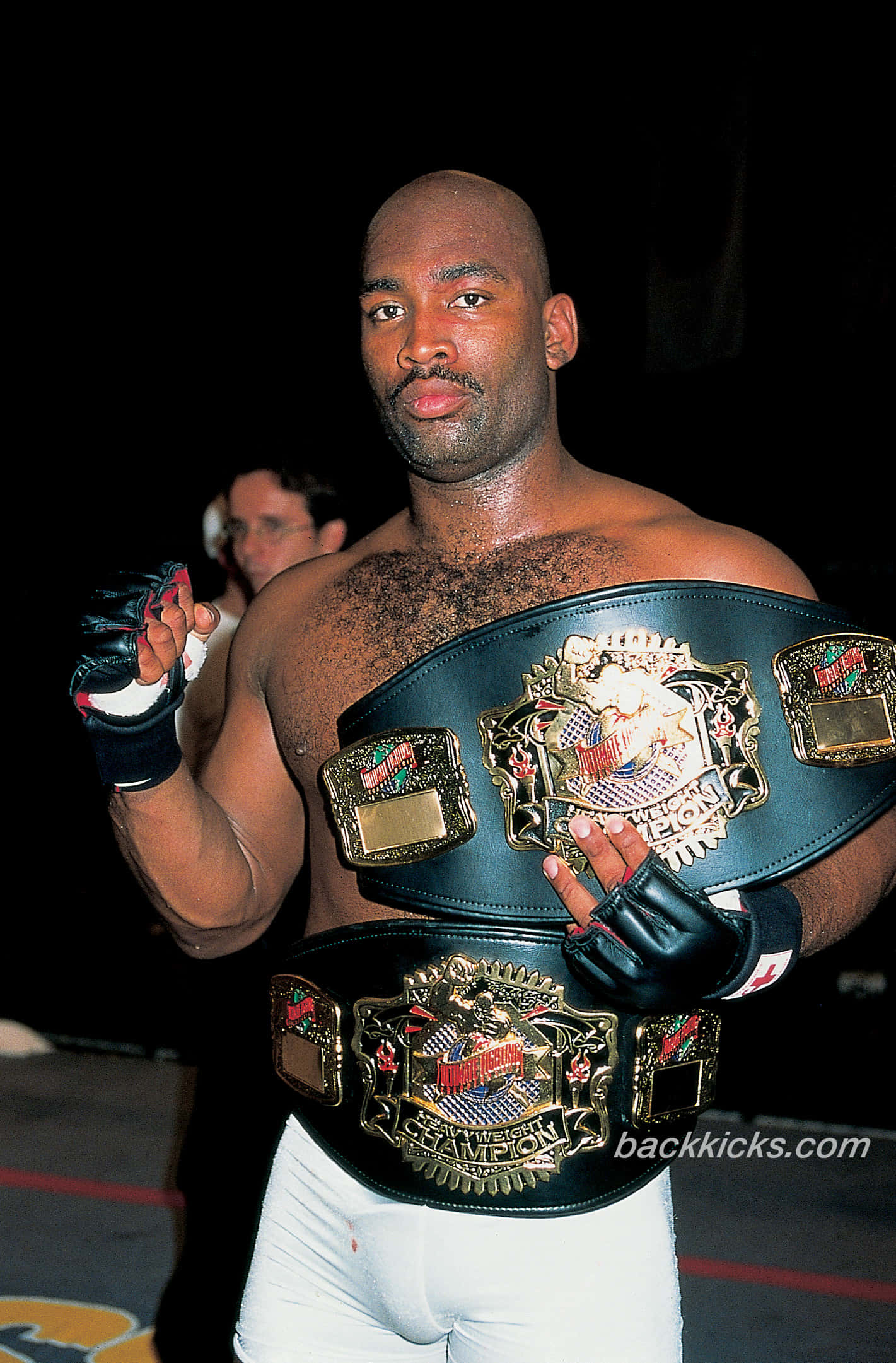 Maurice Smith, Heavyweight UFC champion, championship belts, Full HD Phone Wallpaper