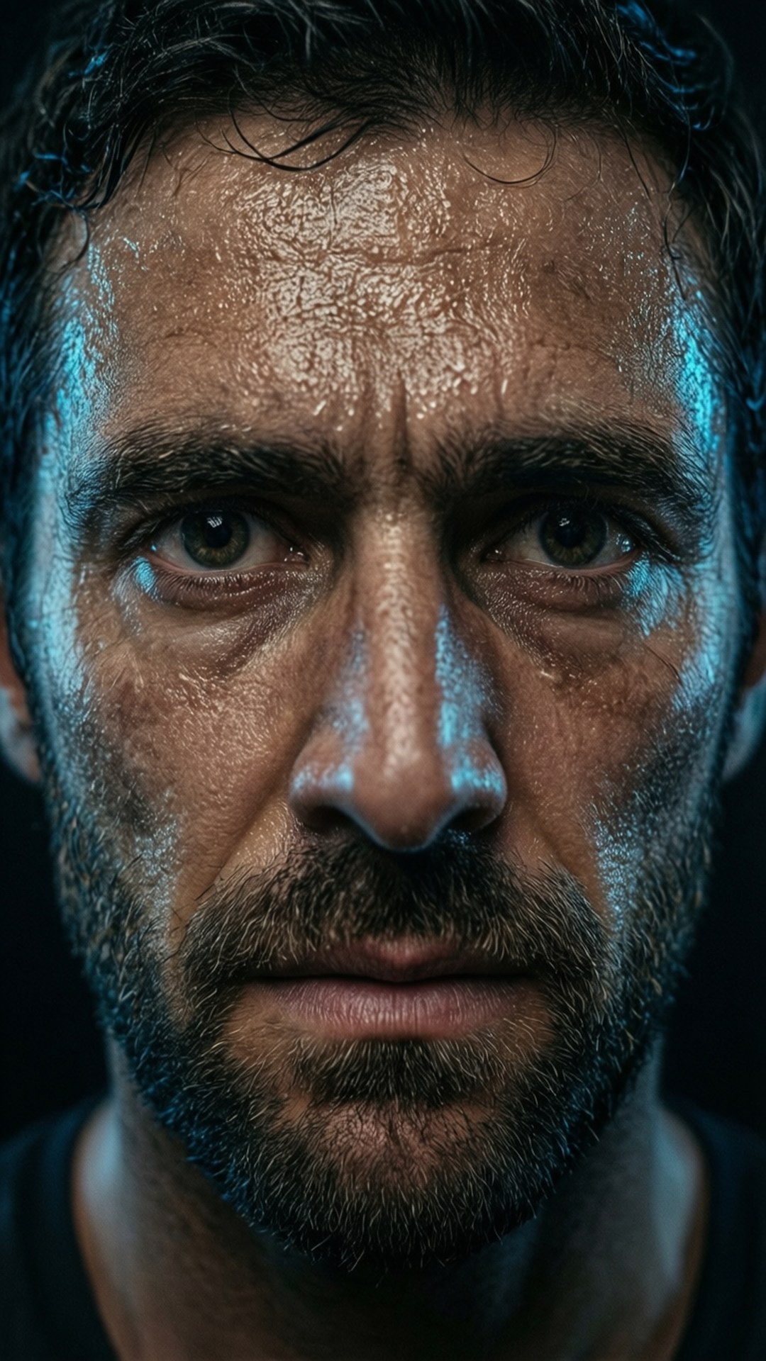 Mauricio Pereyra, gritty close up, sweat, Full HD Phone Wallpaper