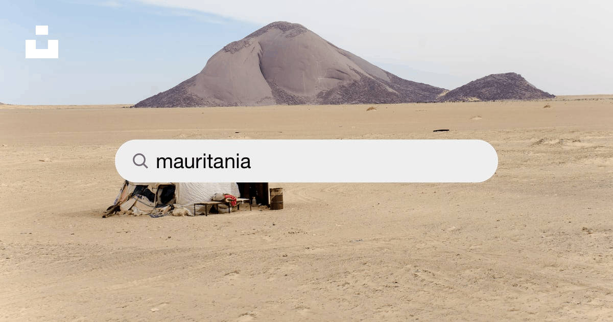Mauritania, desert tent, vast Mauritanian sands, SD Desktop Wallpaper