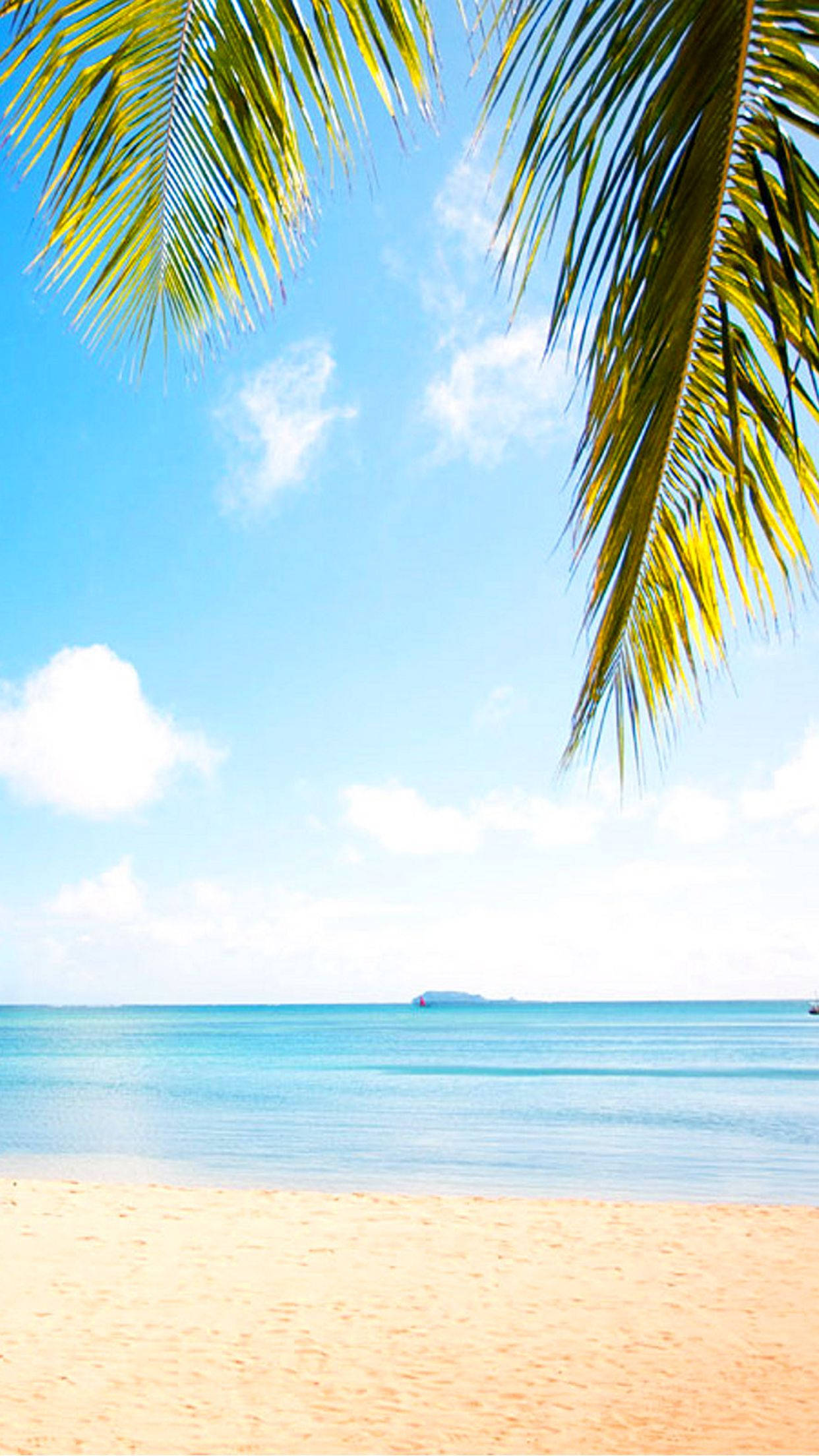 Mauritius, beach view, turquoise ocean, Full HD Phone Wallpaper