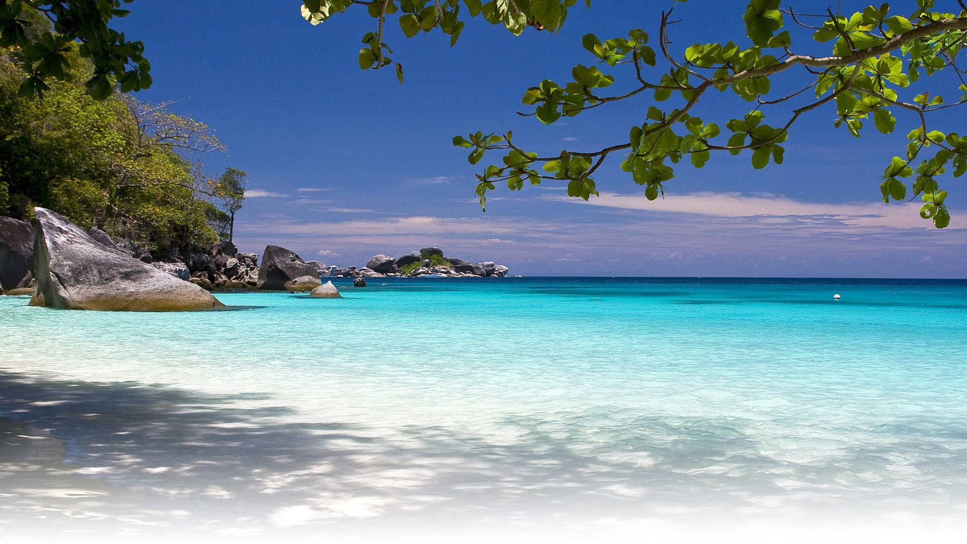 Mauritius, blue water, turquoise water, Full HD Desktop Wallpaper
