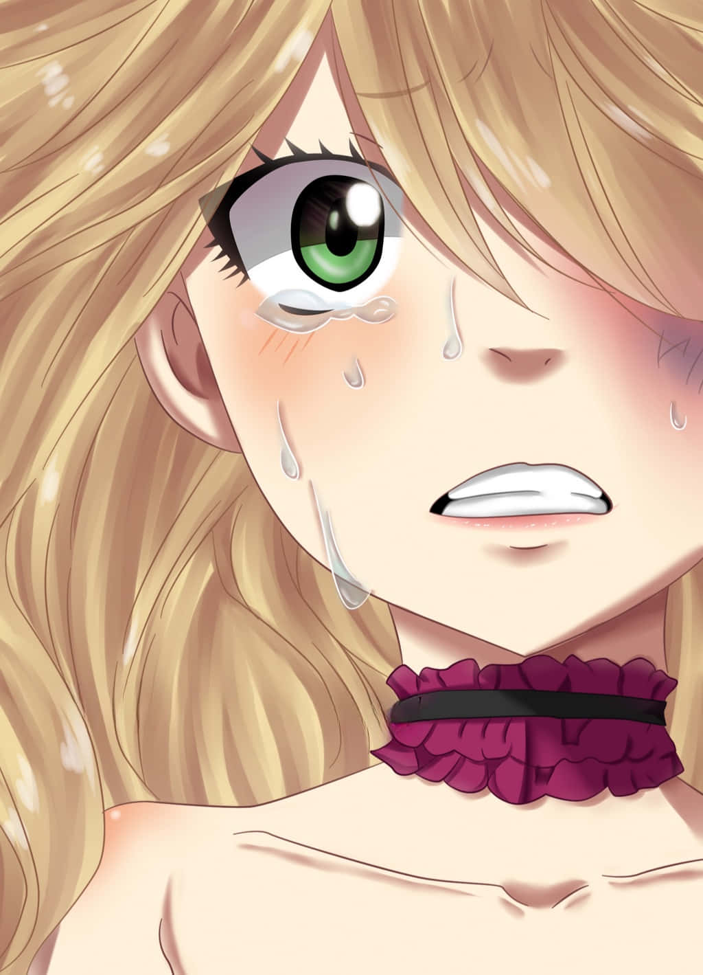 Mavis Vermillion, blonde anime girl, green eyes, HD Phone Wallpaper