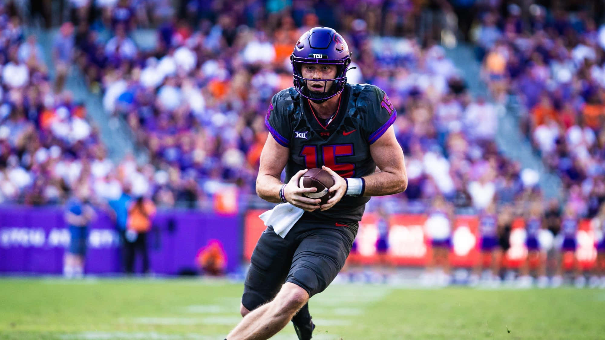 Max Duggan, T C U, quarterback, Full HD Desktop Wallpaper