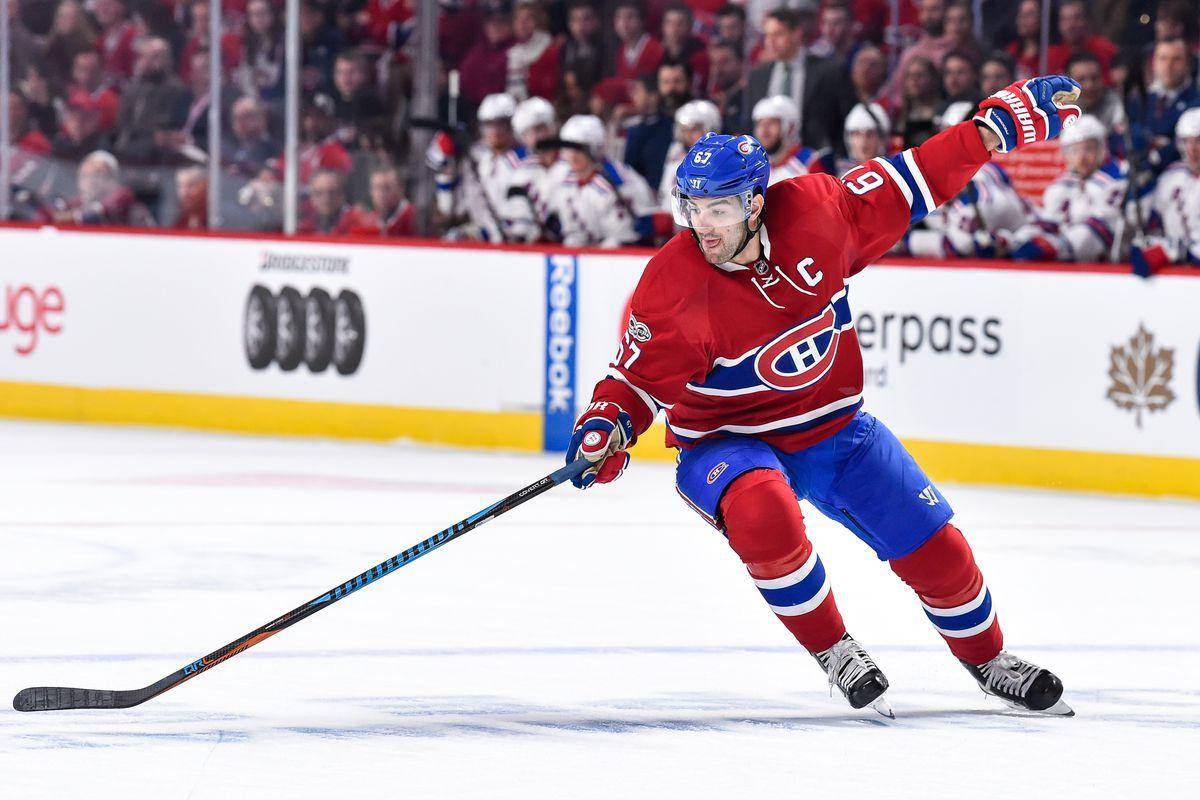 Max Pacioretty, red and blue uniform, hockey player, SD Desktop Wallpaper