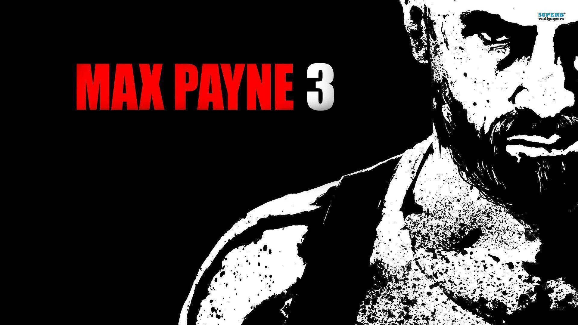 Max Payne 3, Max Payne, black and white, Full HD Desktop Wallpaper