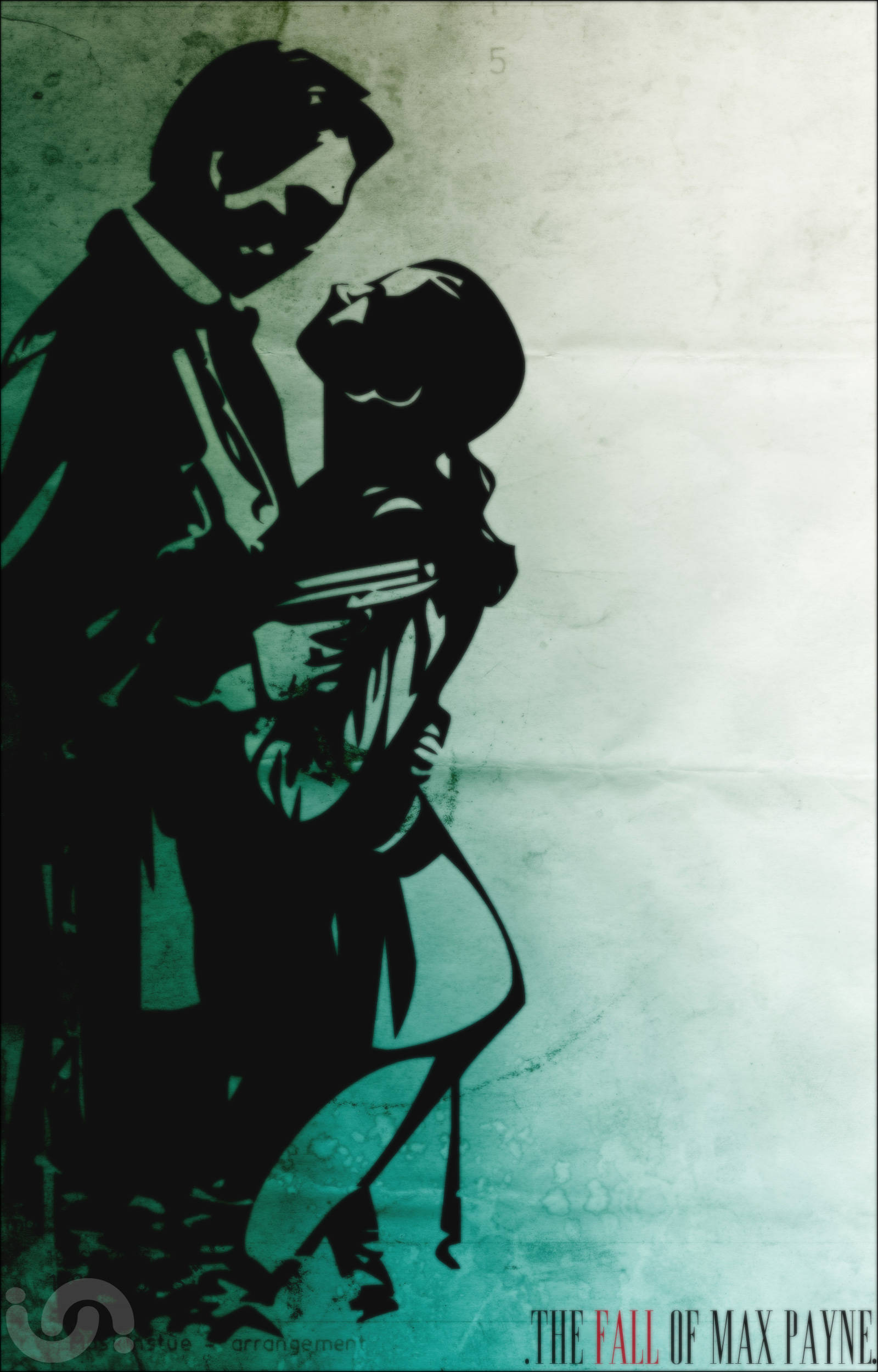 Max Payne, teal, white, Full HD Phone Wallpaper