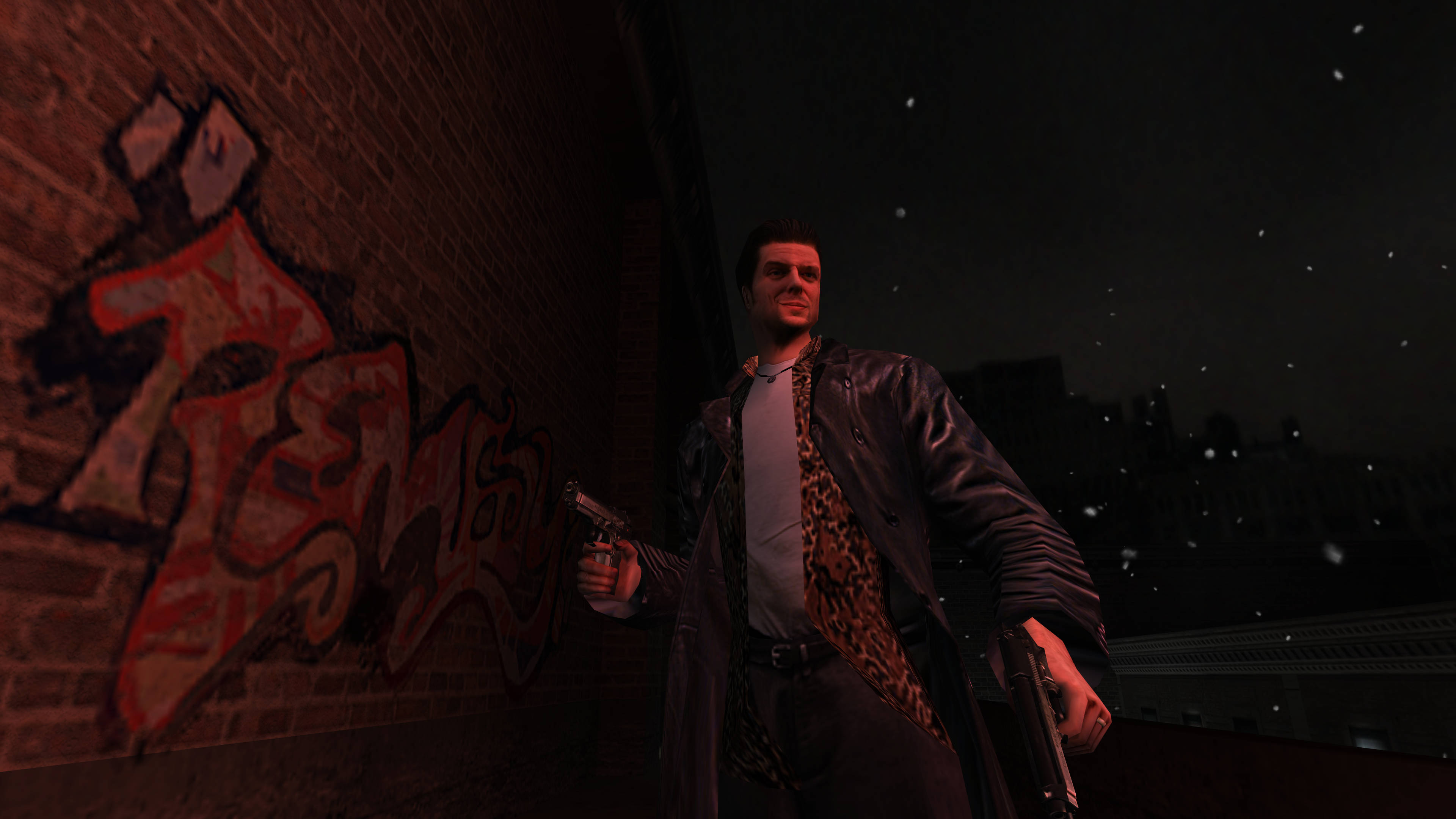 Max Payne, leather jacket, pistols, 4K Desktop Wallpaper
