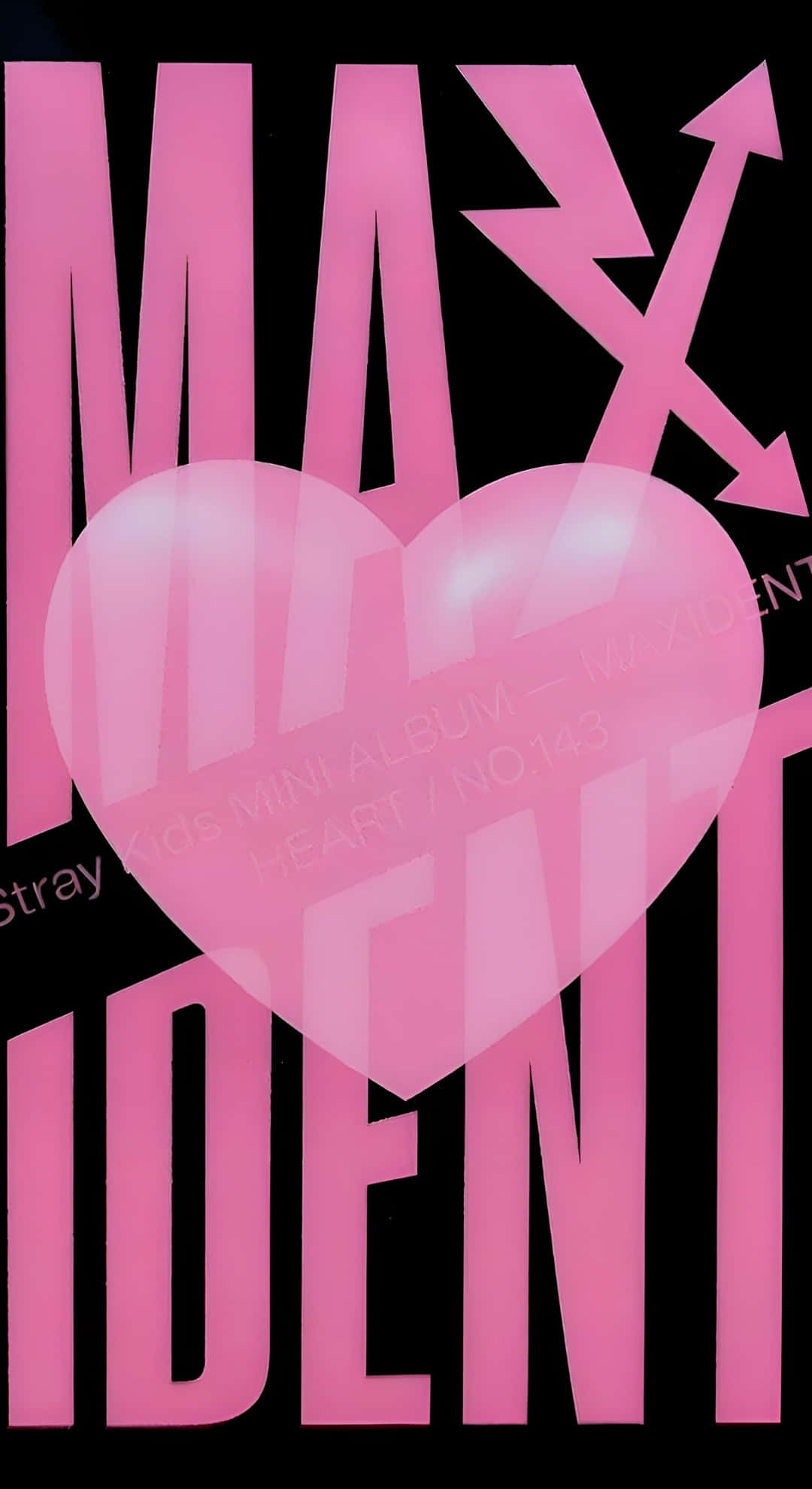 Maxident, heart, pink text, Full HD Phone Wallpaper