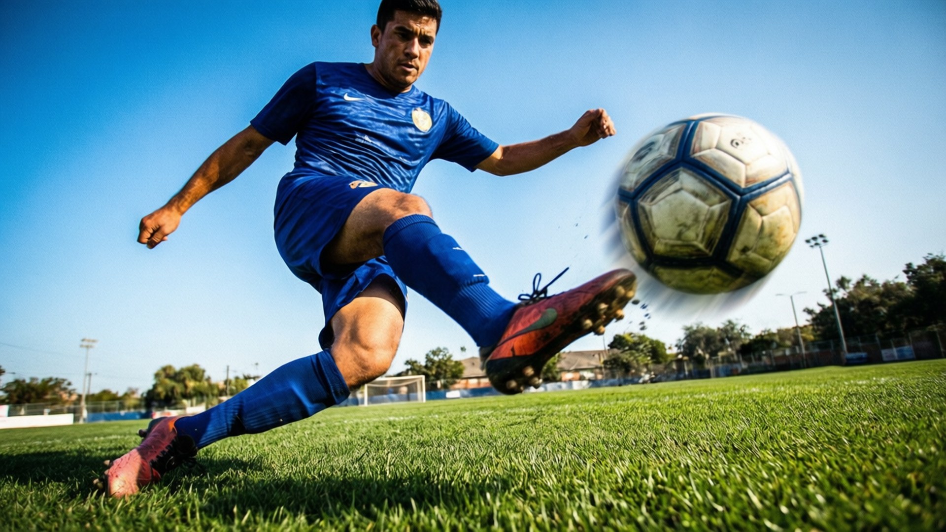 Maximiliano Moralez, kick, ball, Full HD Desktop Wallpaper