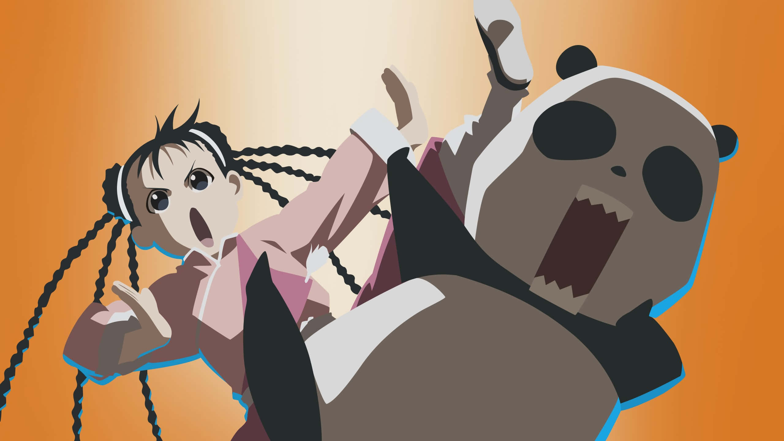 May Chang, anime girl, braids, 2K Desktop Wallpaper