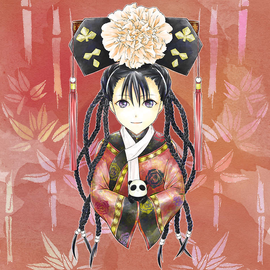 May Chang, traditional Chinese attire, braided hair, SD Desktop Wallpaper