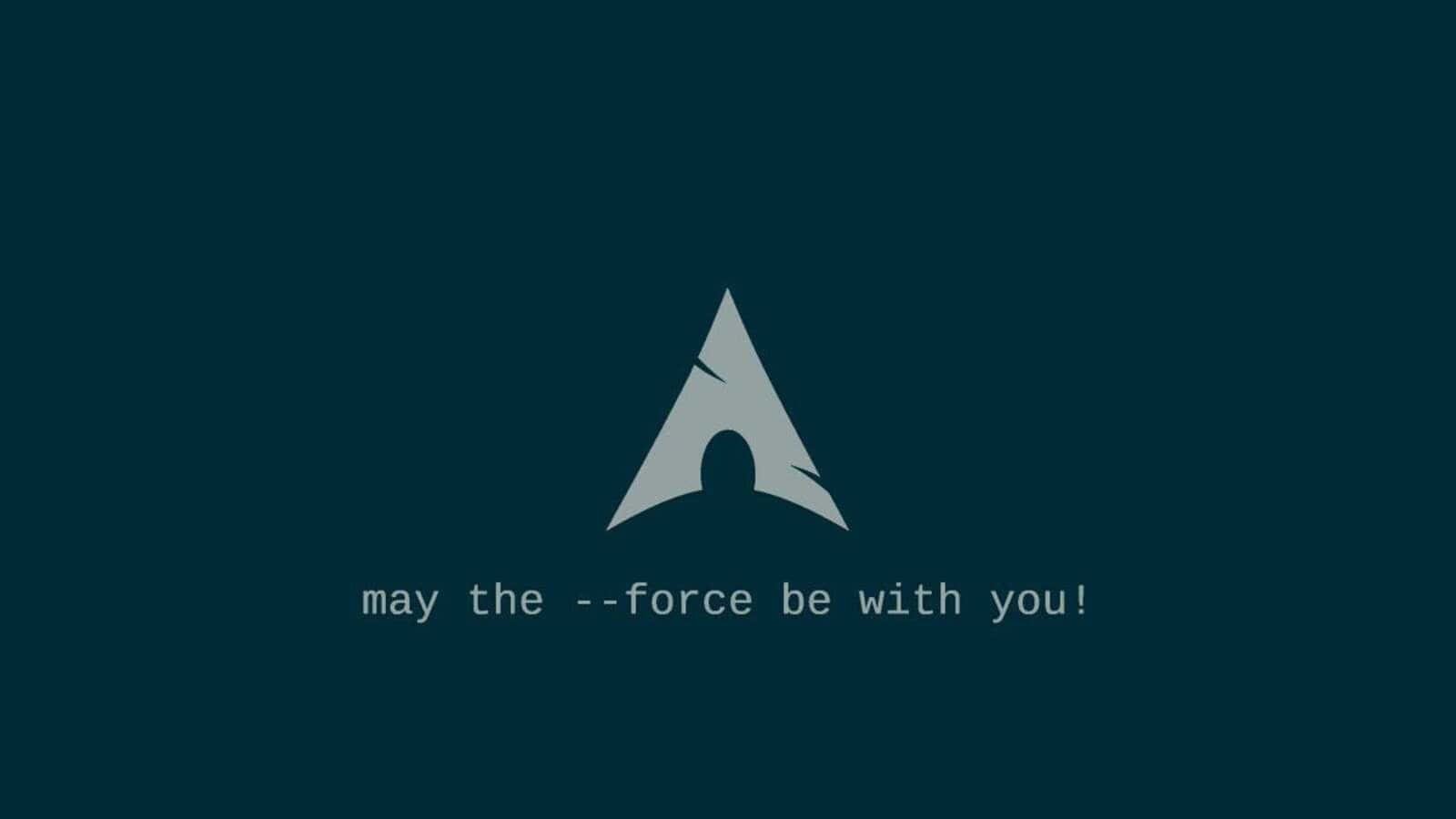 May The Force Be With You, starry galaxy backdrop, dark teal, HD Desktop Wallpaper