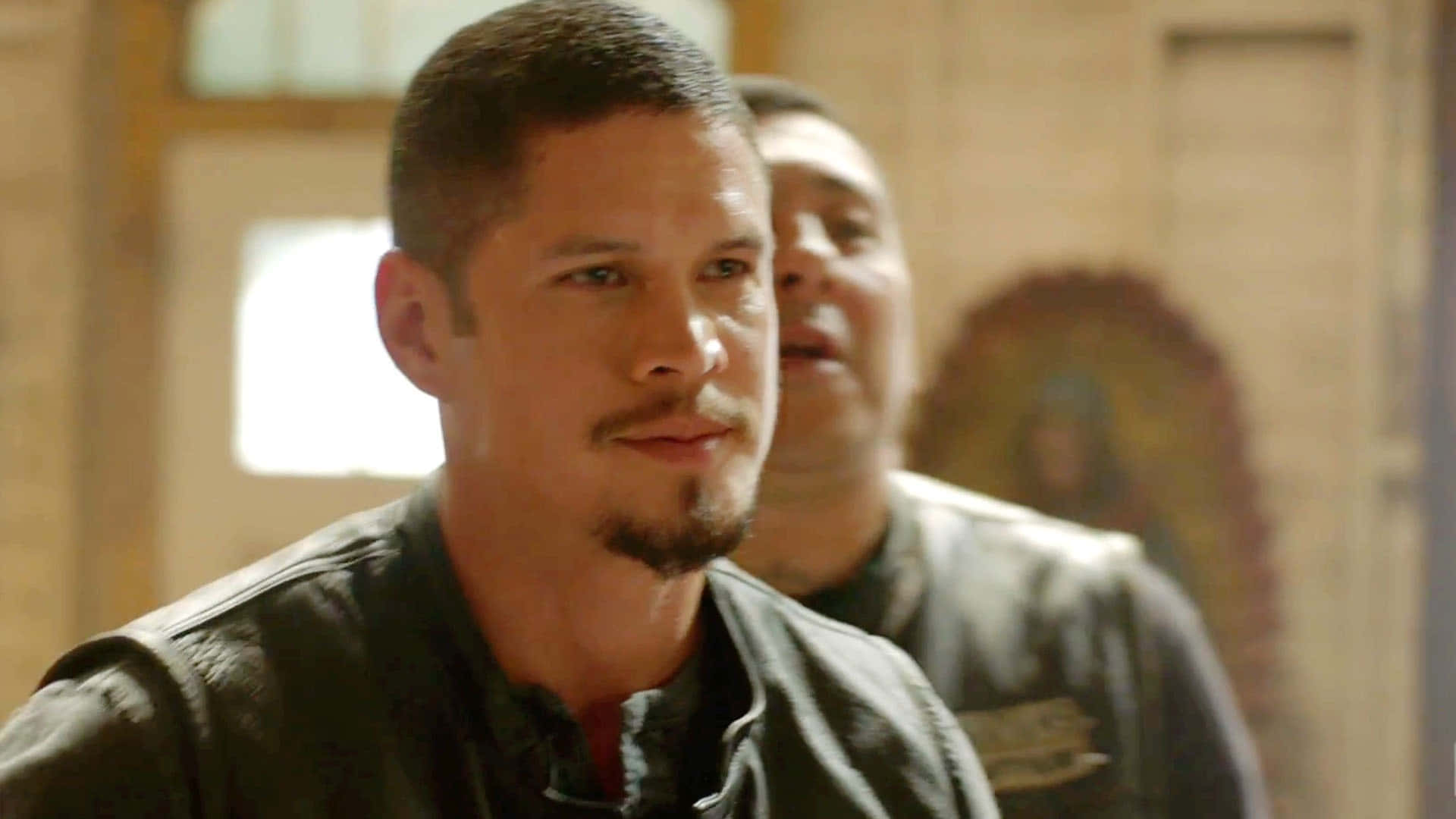 Mayans MC, leather jacket, goatee, Full HD Desktop Wallpaper