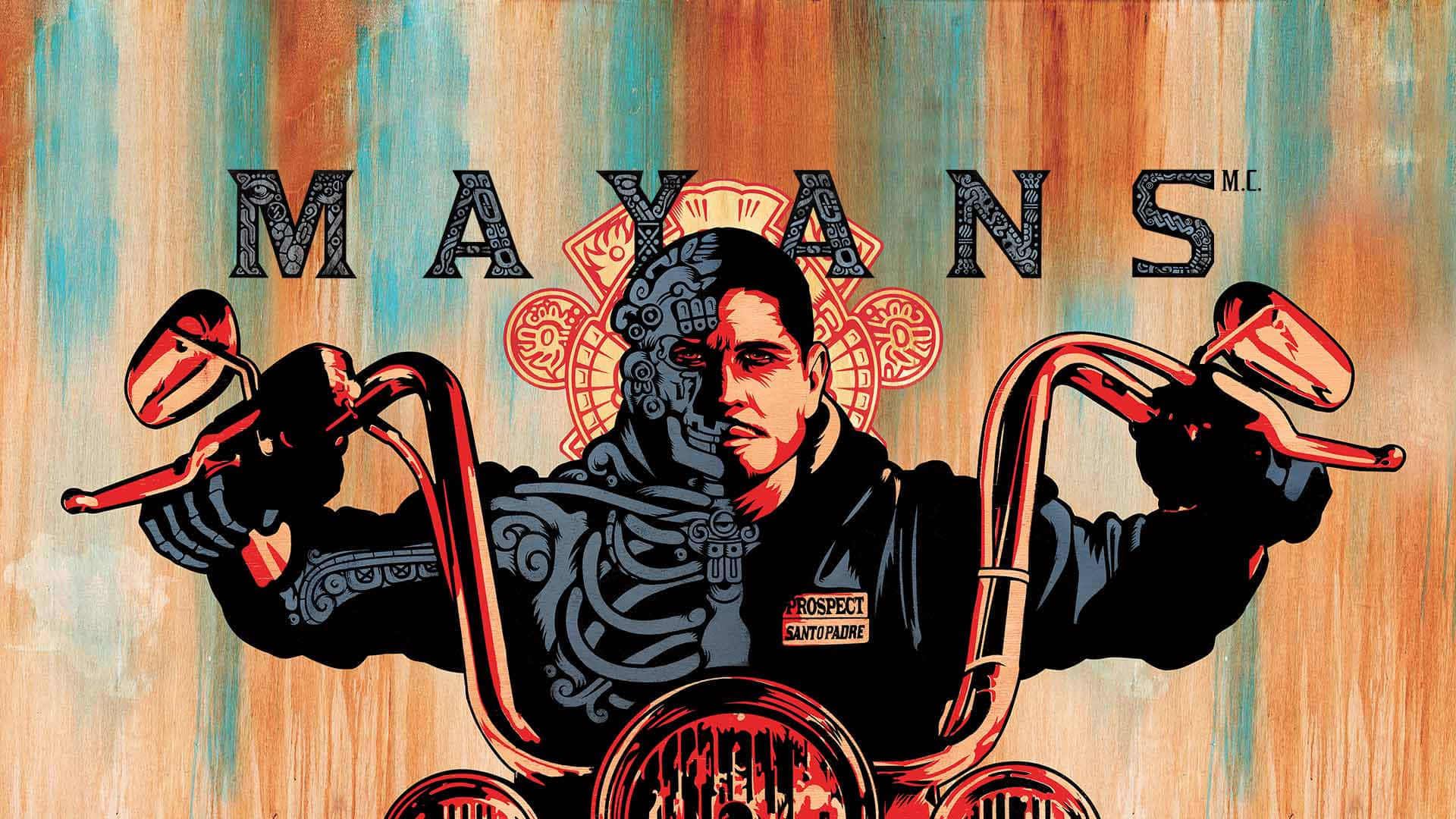 Mayans M.C., prospect, red motorcycle, Full HD Desktop Wallpaper
